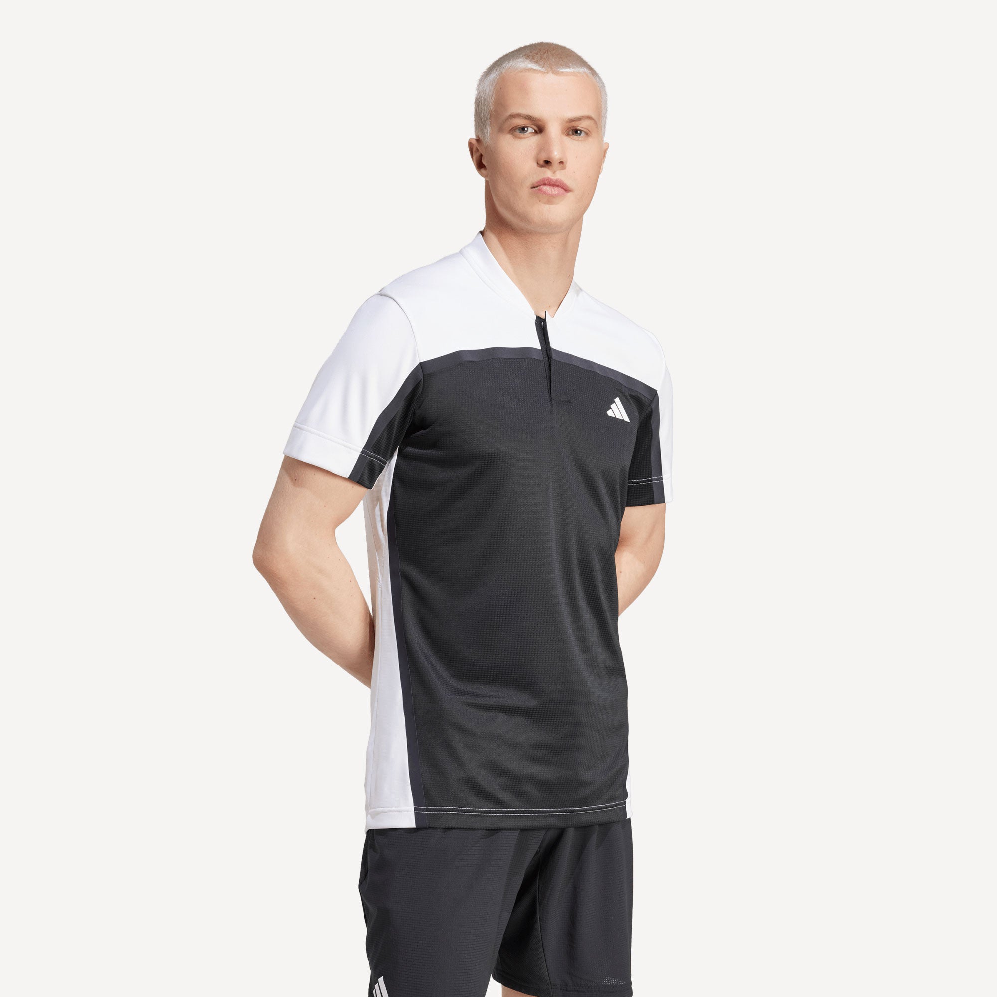 adidas Pro Paris Men's Tennis Polo - Black (3)