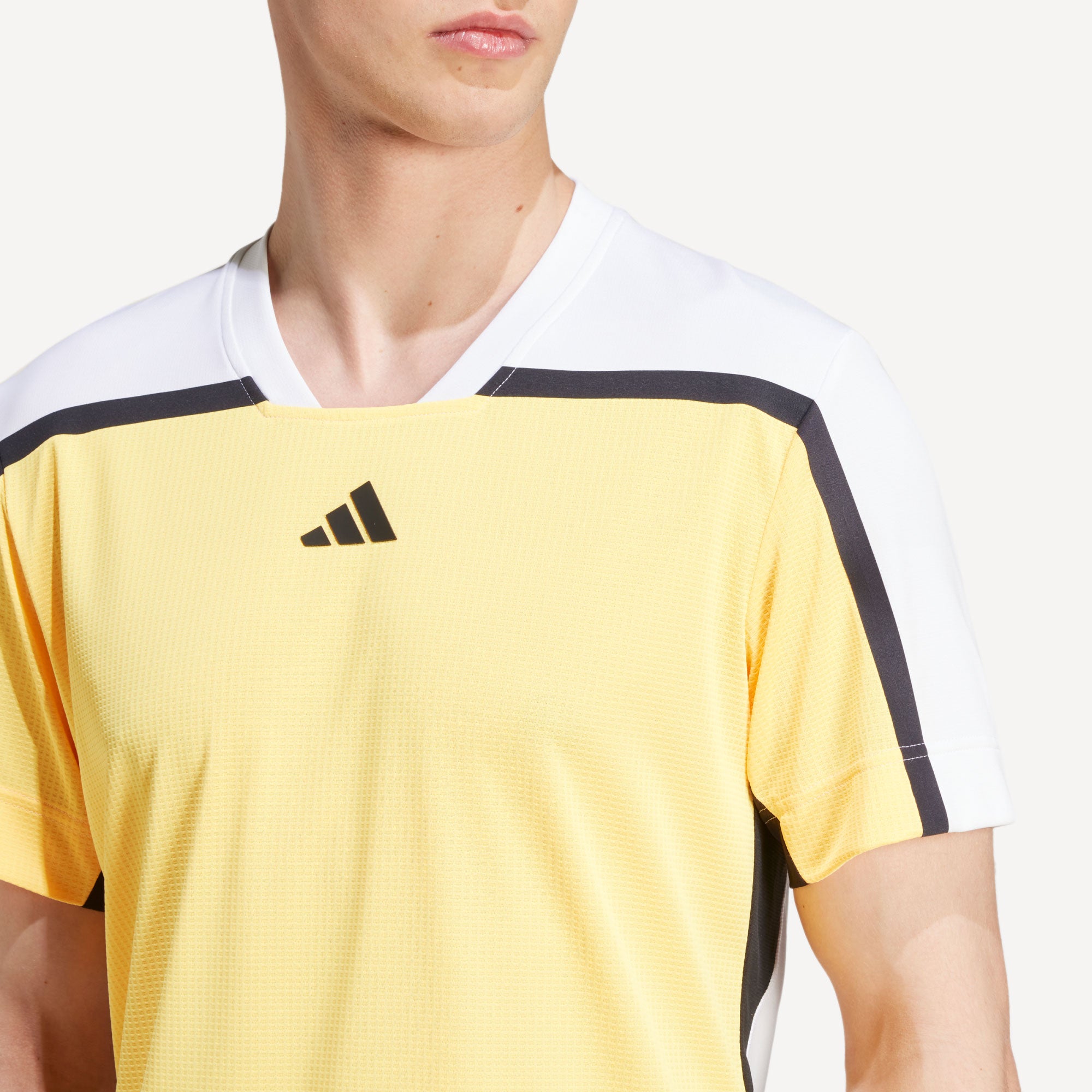 adidas Pro Paris Men's Tennis Shirt - Orange (5)