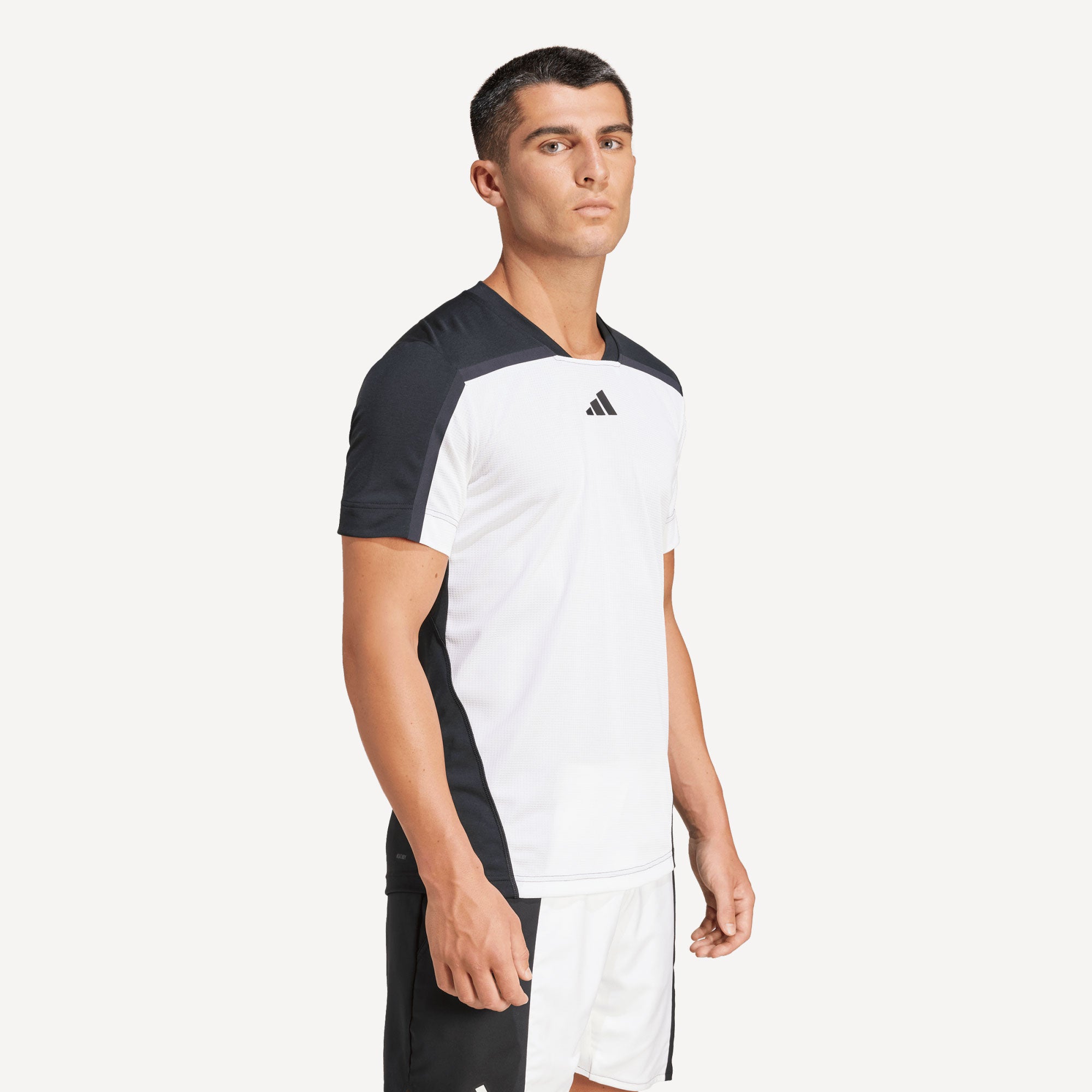 adidas Pro Paris Men's Tennis Shirt - White (3)