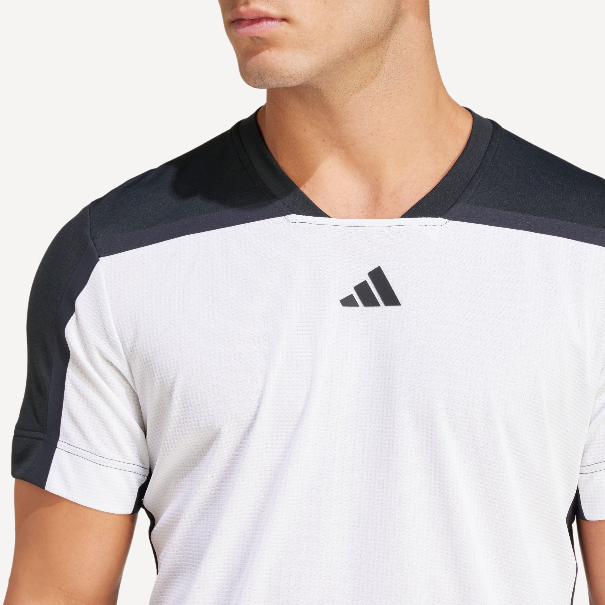 adidas Pro Paris Men's Tennis Shirt - White (4)
