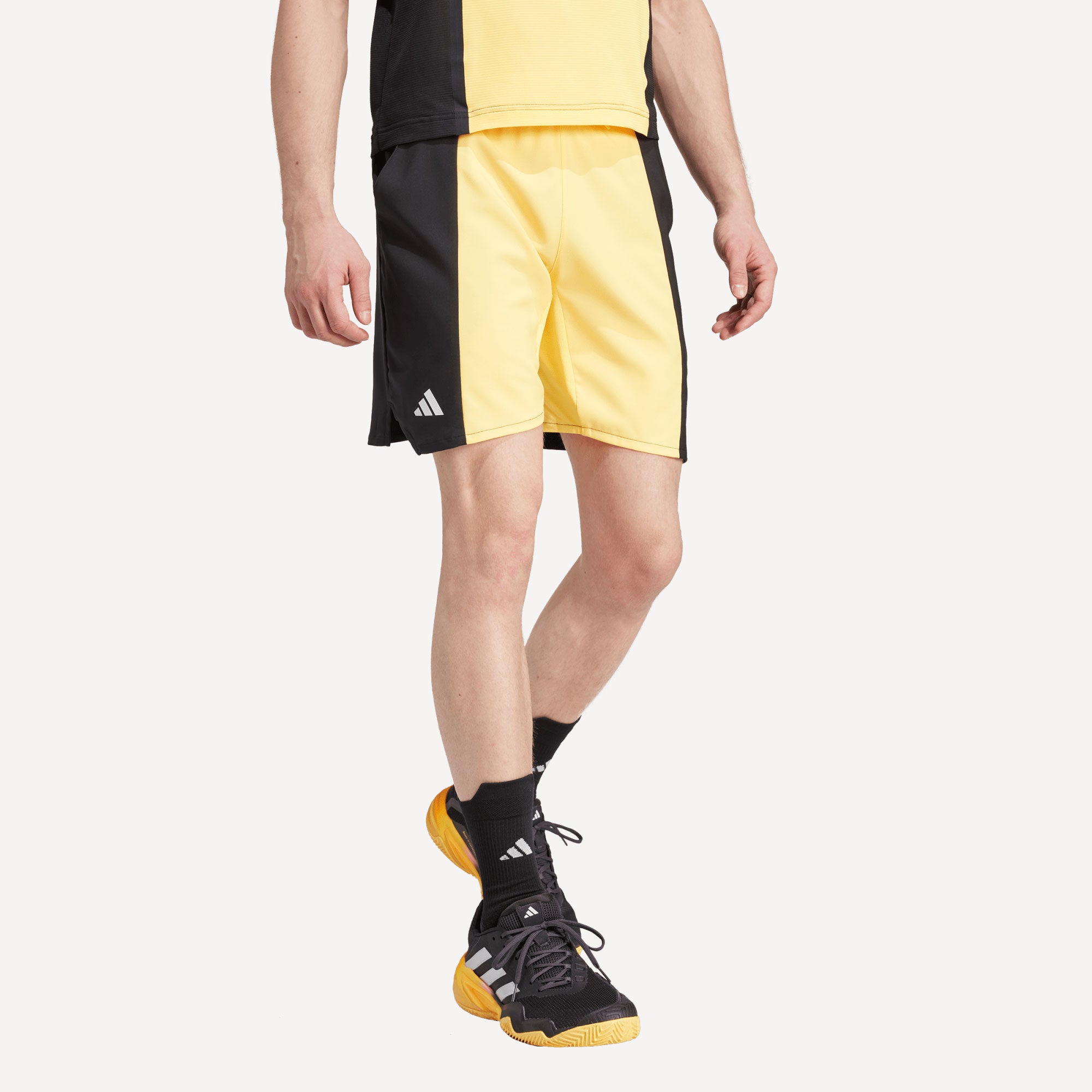 adidas Pro Paris Men's Ergo 7-Inch Tennis Shorts - Orange (1)