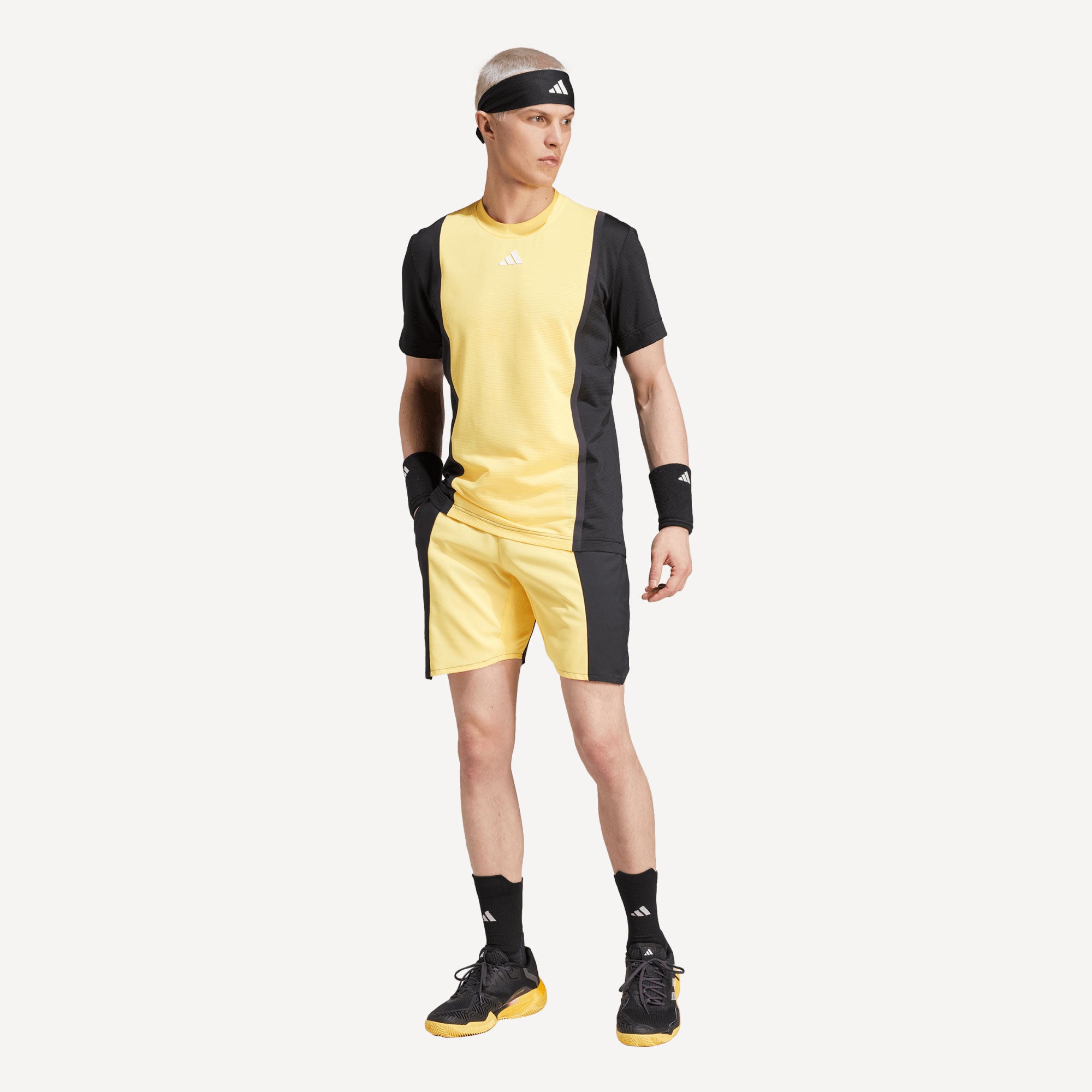 adidas Pro Paris Men's Ergo 7-Inch Tennis Shorts - Orange (4)