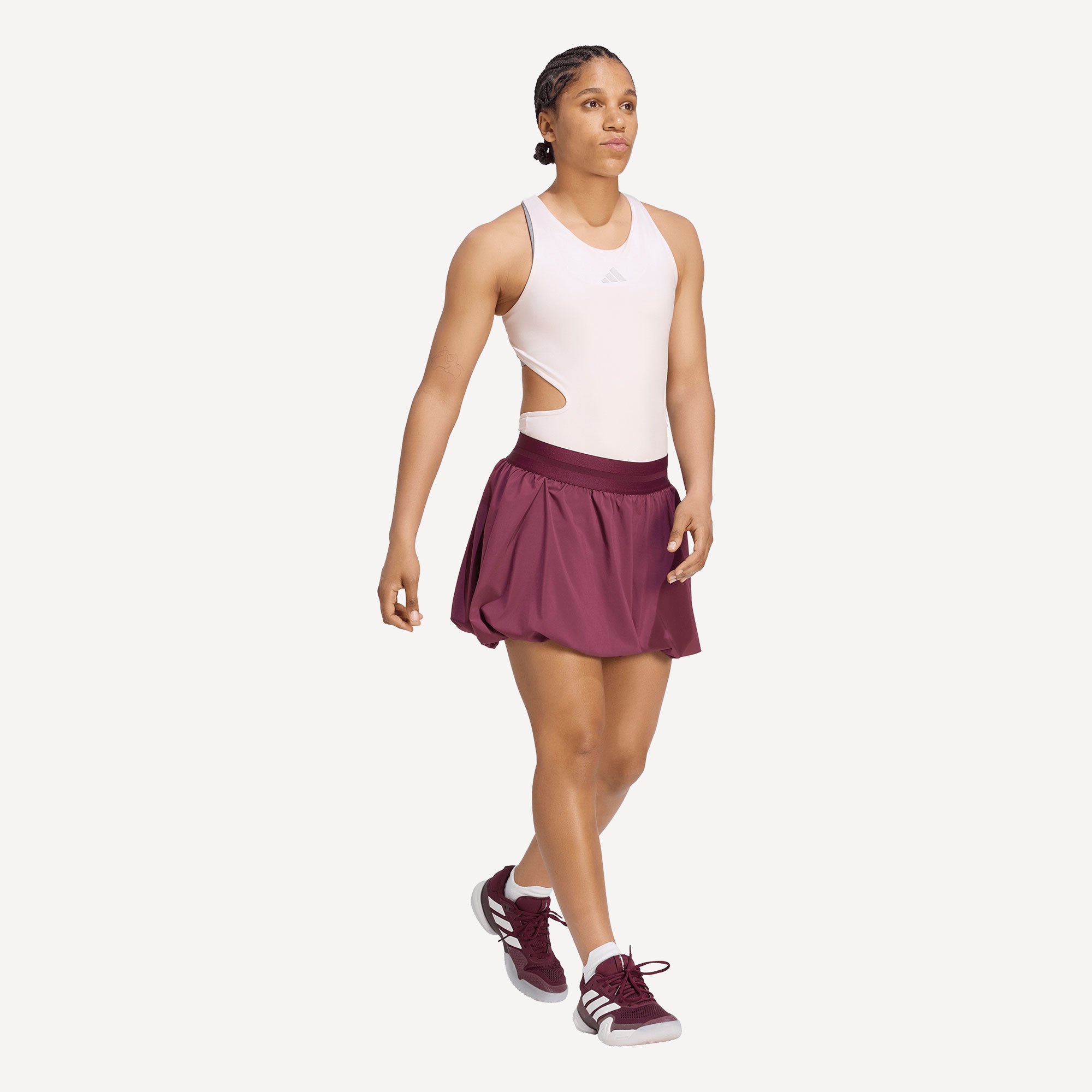 adidas Pro Women's Climacool Bubble Tennis Skirt - Red (3)