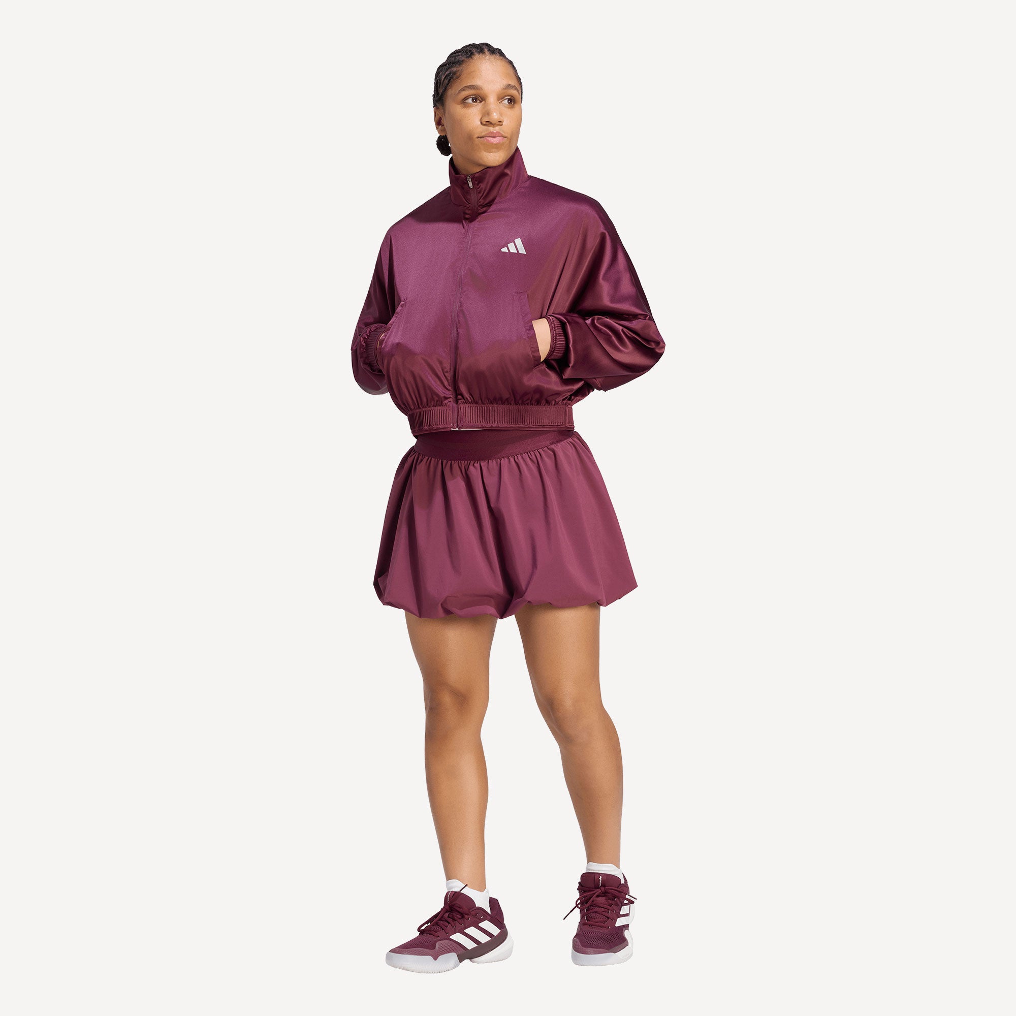 adidas Pro Women's Climacool Bubble Tennis Skirt - Red (4)