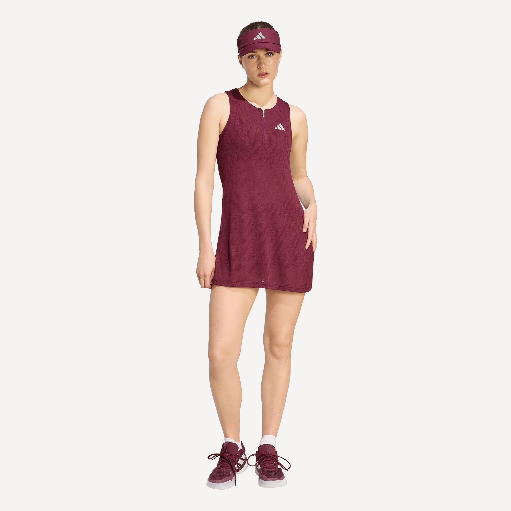 adidas Pro Women's Climacool Tennis Dress - Red (3)