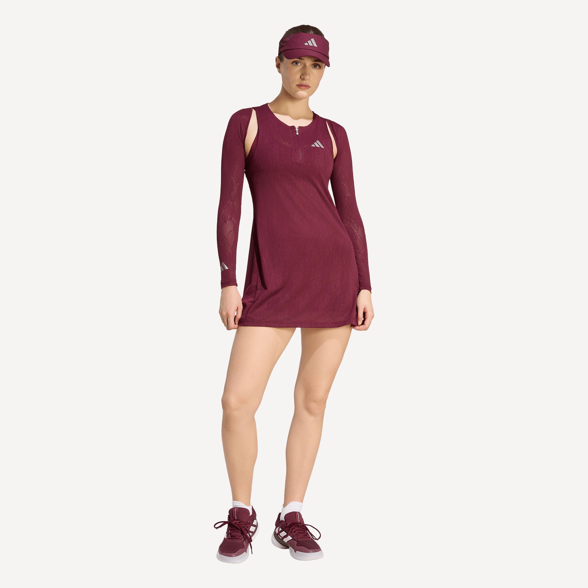 adidas Pro Women's Climacool Tennis Dress - Red (4)