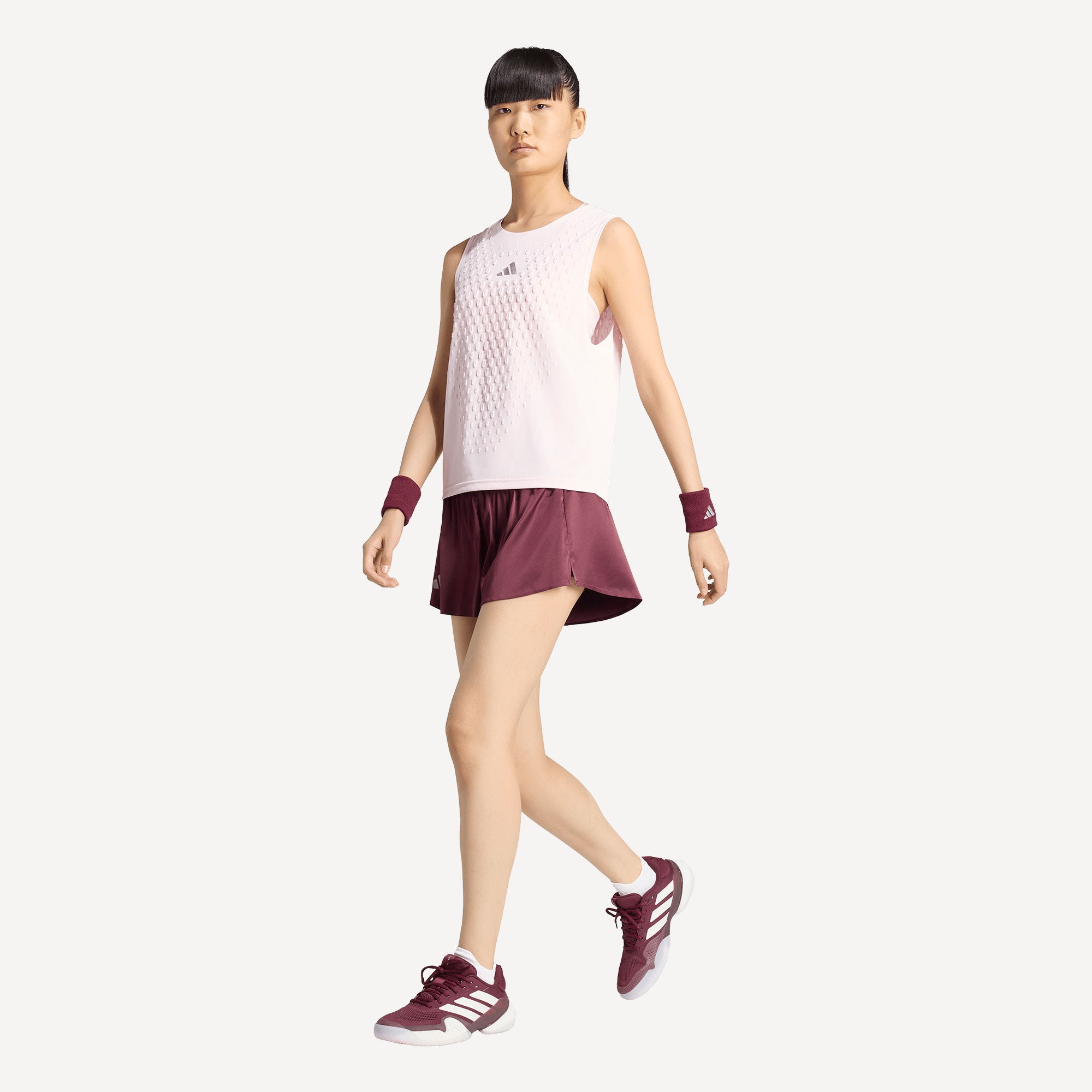 adidas Pro Women's Climacool Tennis Shorts - Red (3)