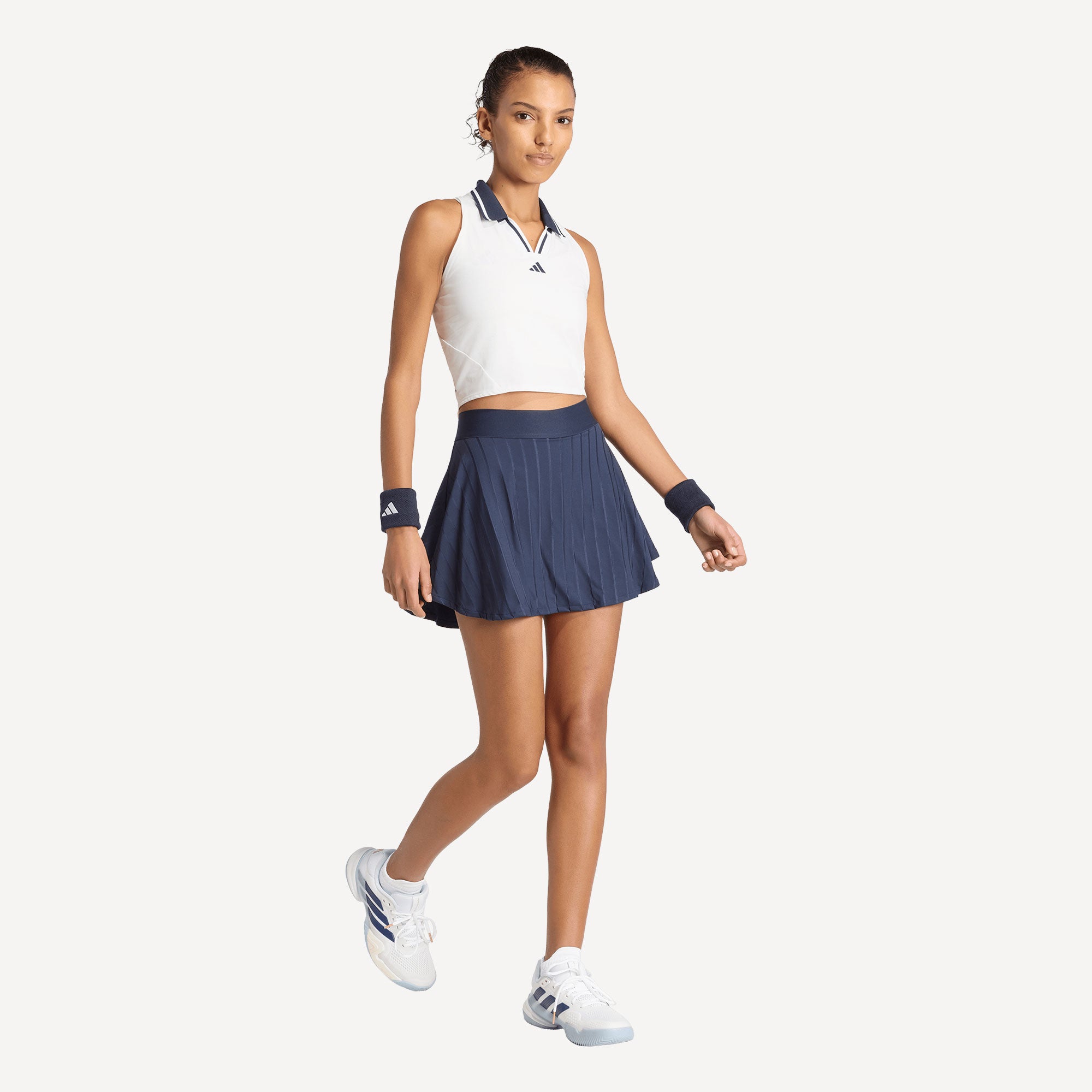 adidas Pro Women's Match Tennis Skirt - Dark Blue (3)