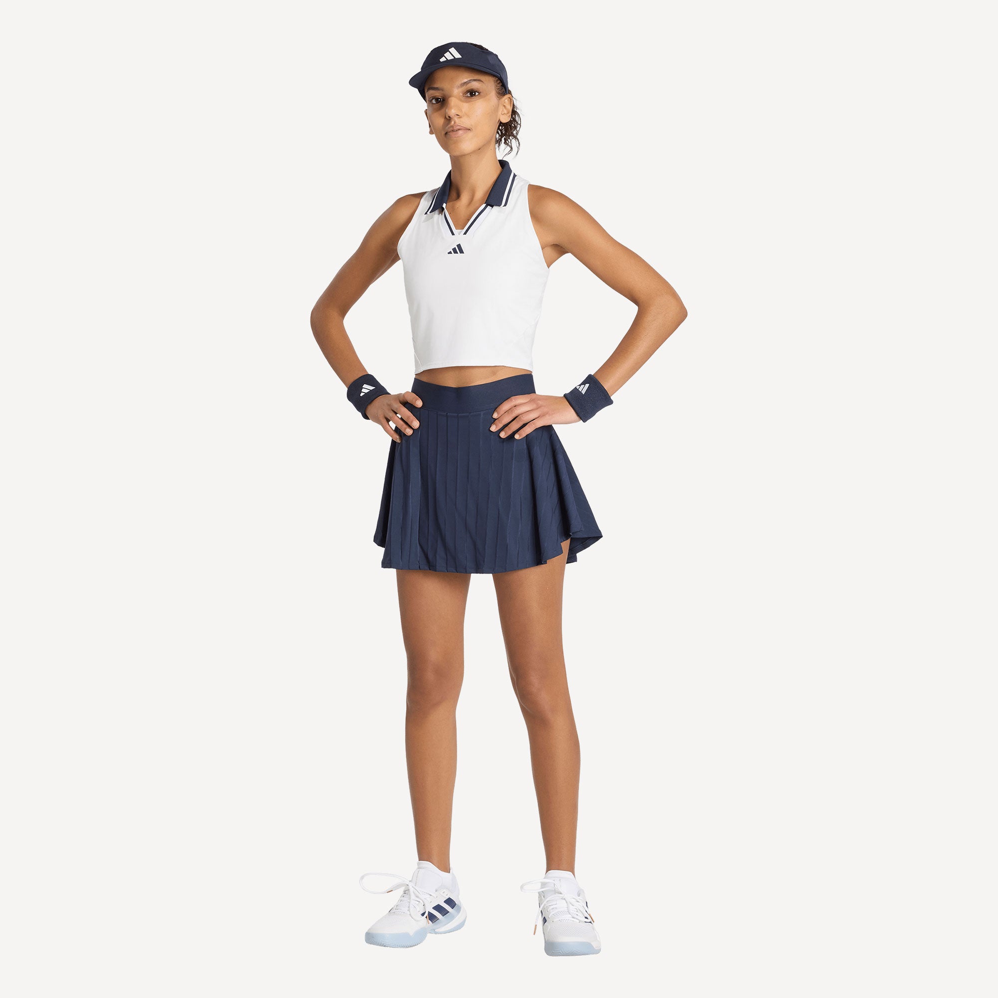 adidas Pro Women's Match Tennis Skirt - Dark Blue (4)