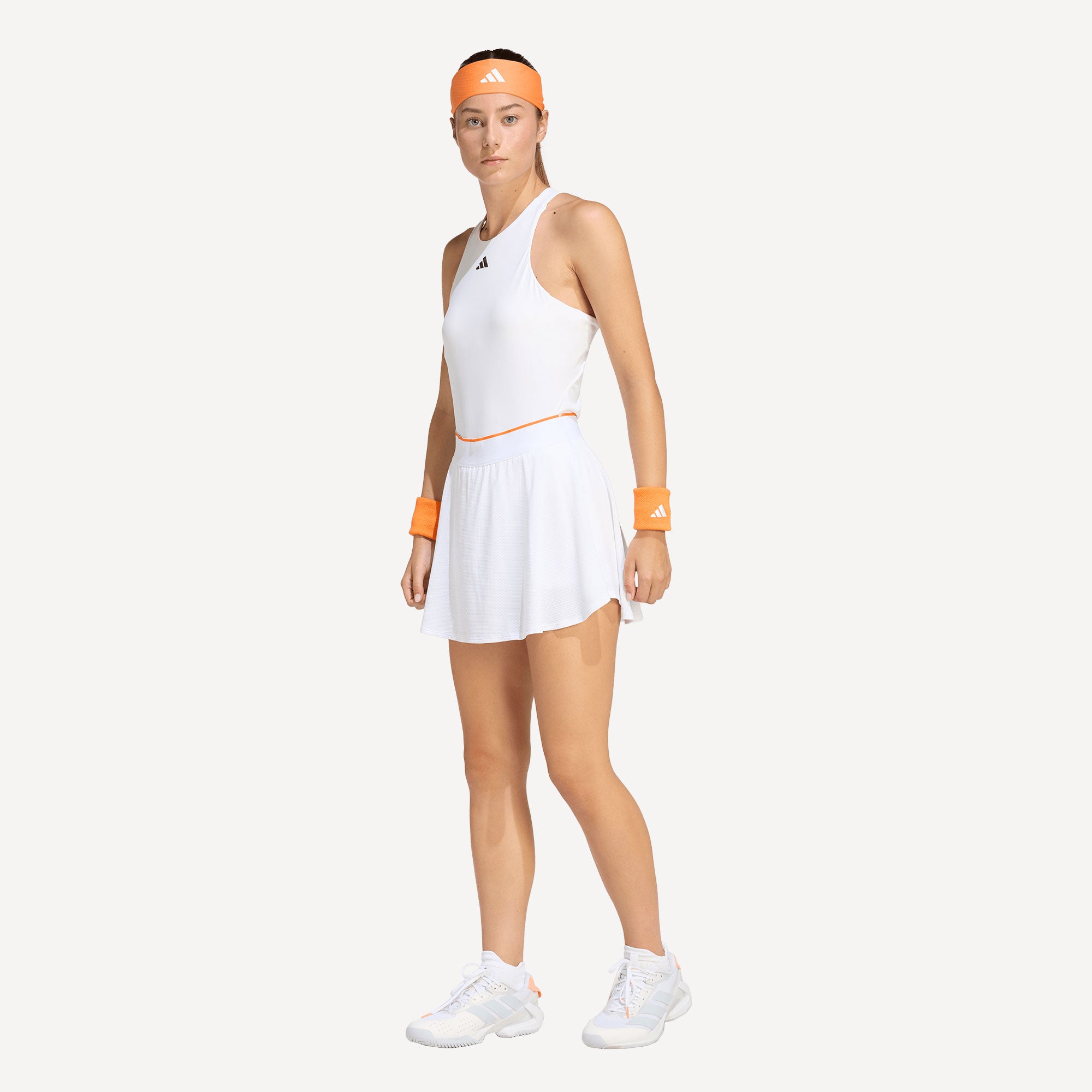 adidas Pro Women's Match Tennis Skirt - White (4)