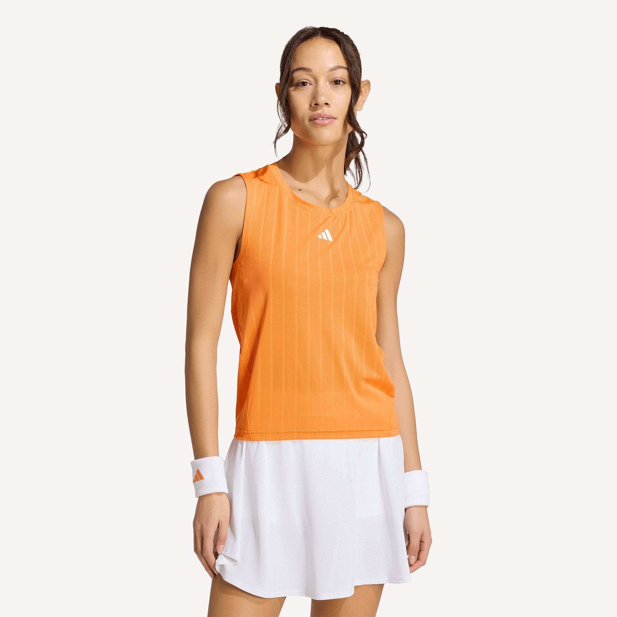 adidas Pro Women's Match Tennis Tank - Orange (1)