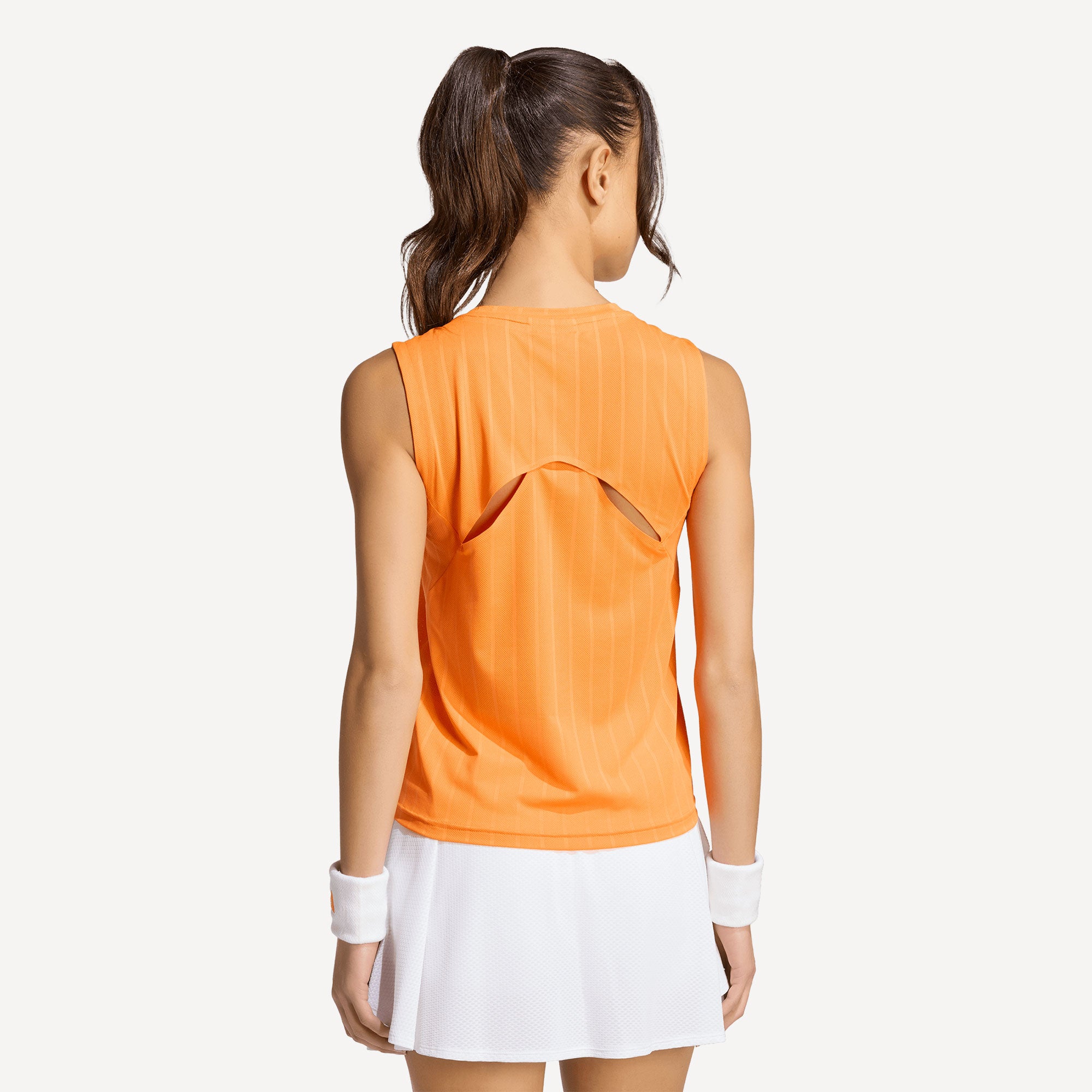 adidas Pro Women's Match Tennis Tank - Orange (2)