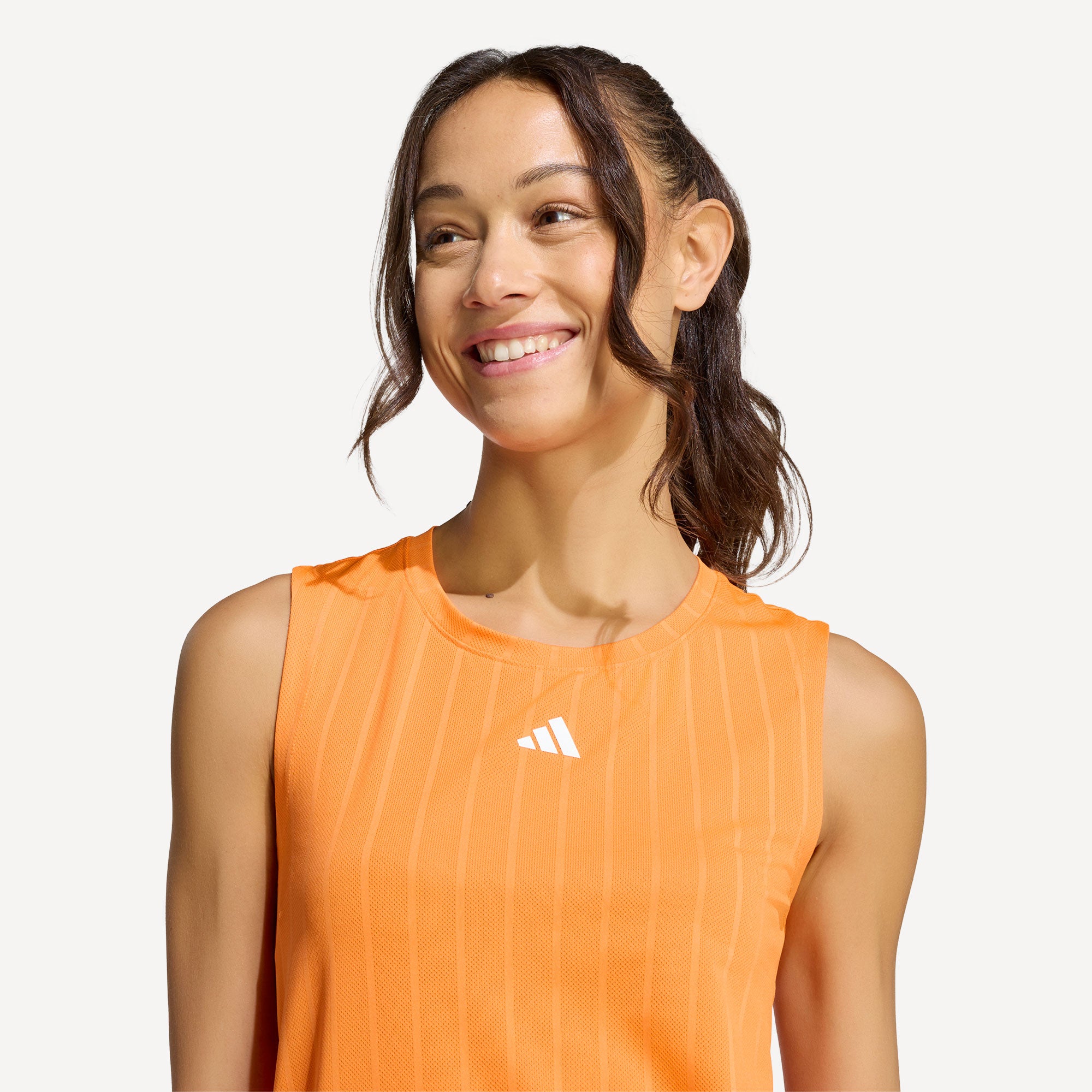 adidas Pro Women's Match Tennis Tank - Orange (5)