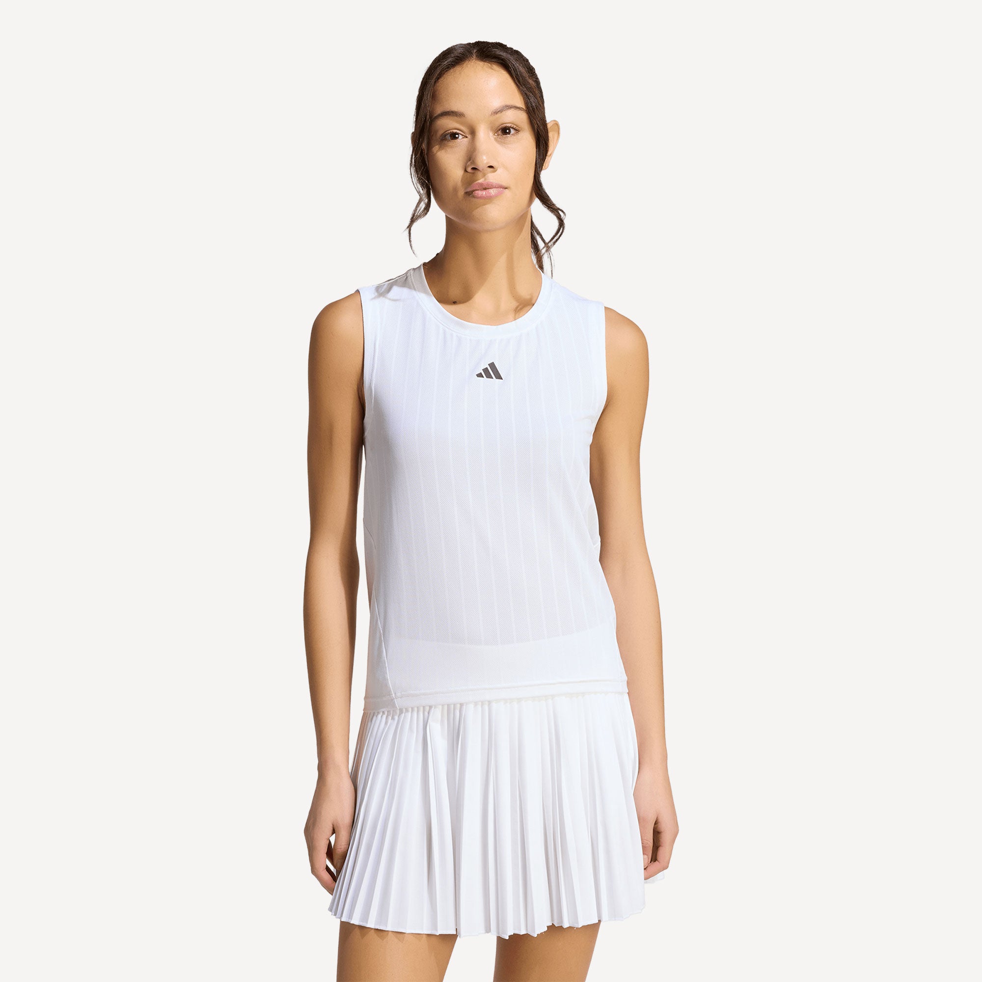 adidas Pro Women's Match Tennis Tank - White (1)
