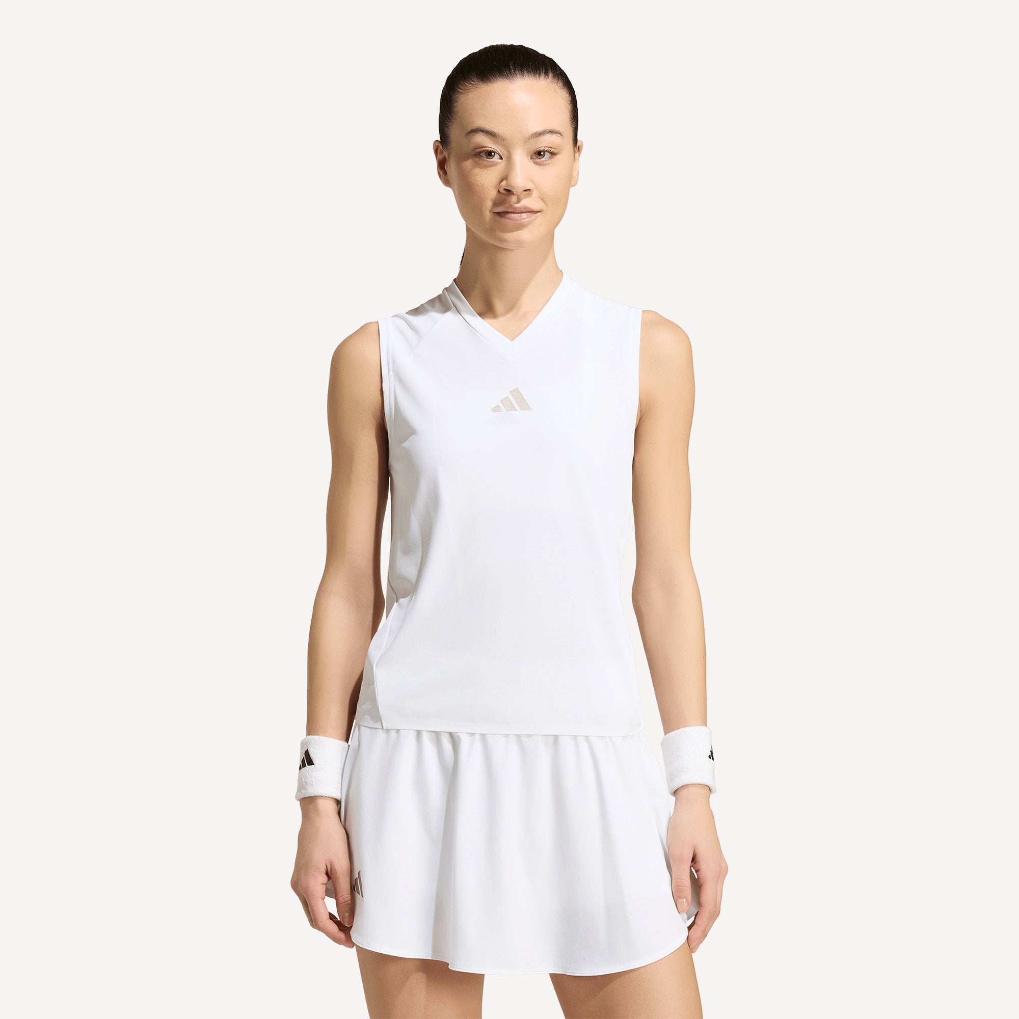 adidas Pro Women's Match Tennis Tank - White (1)