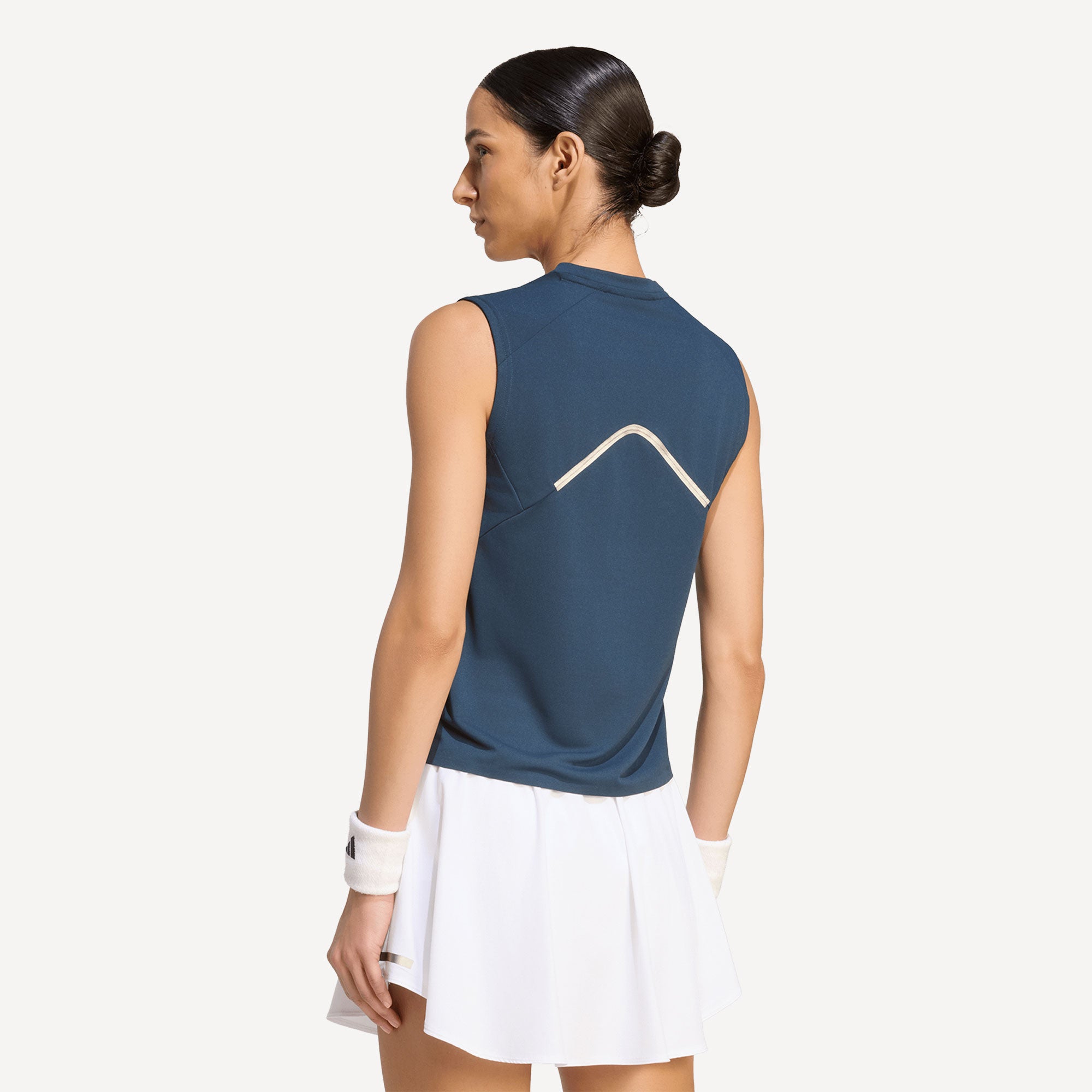 adidas Pro Women's Match Tennis Tank - Blue (2)