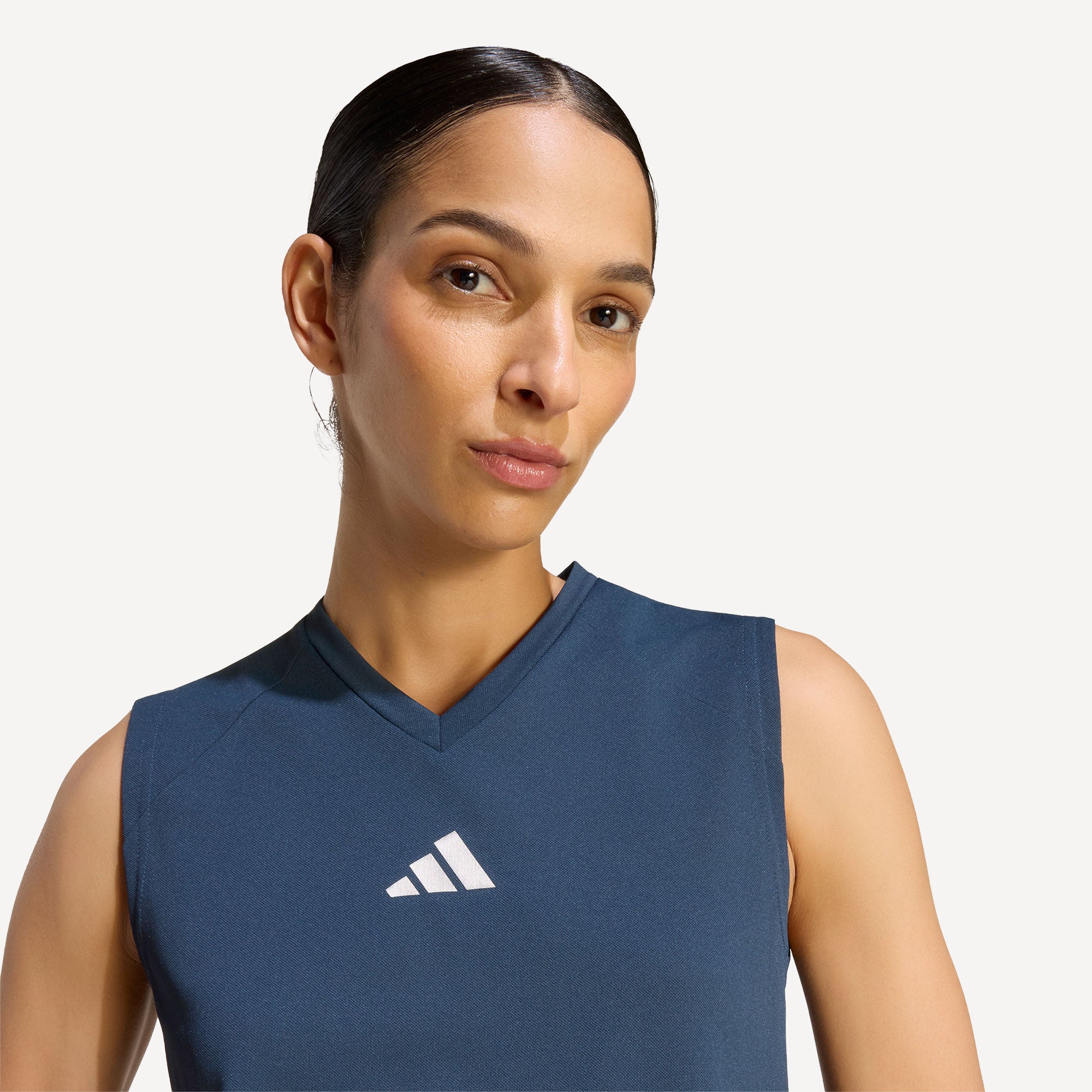 adidas Pro Women's Match Tennis Tank - Blue (4)