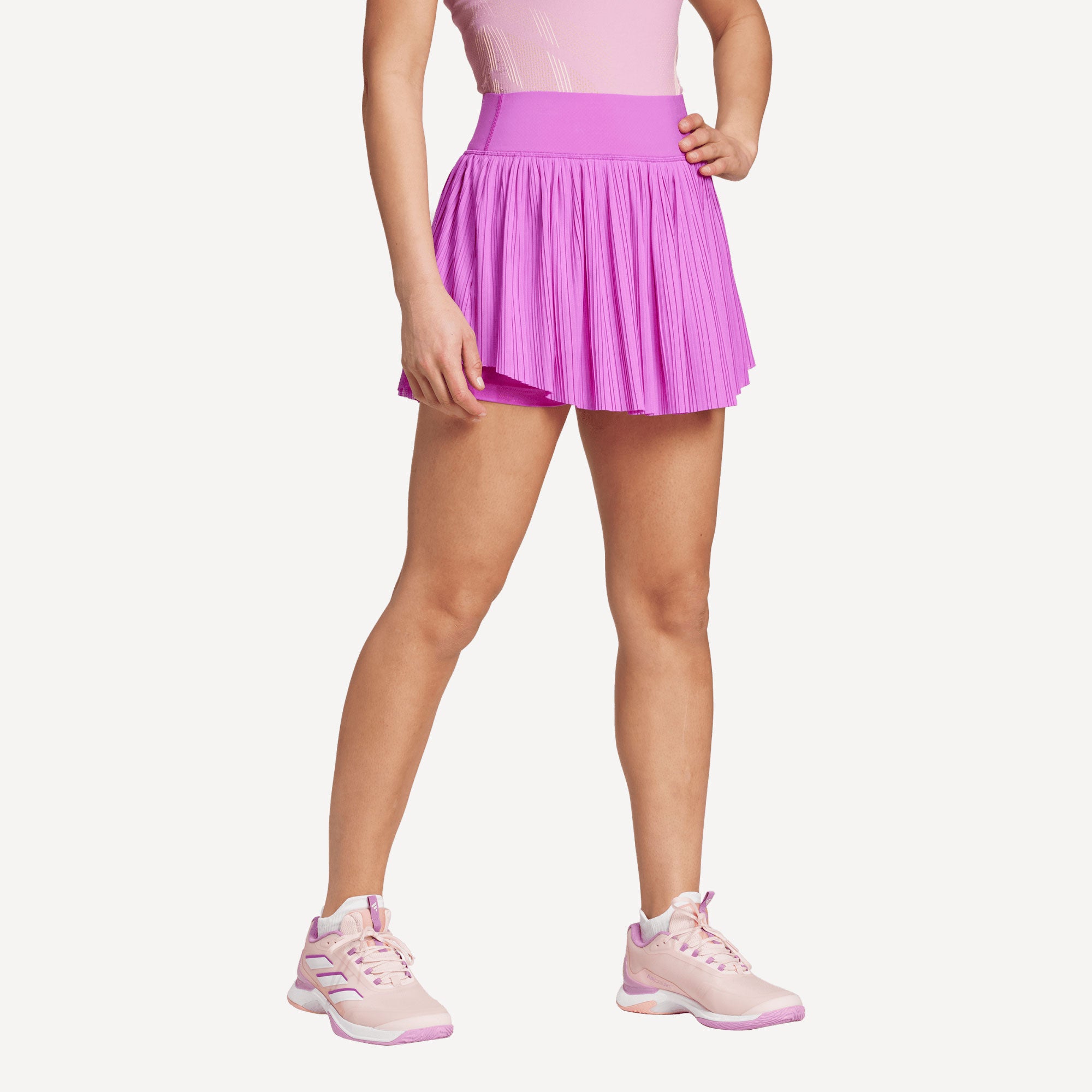 adidas Pro Women's Pleat Tennis Skirt - Purple (3)
