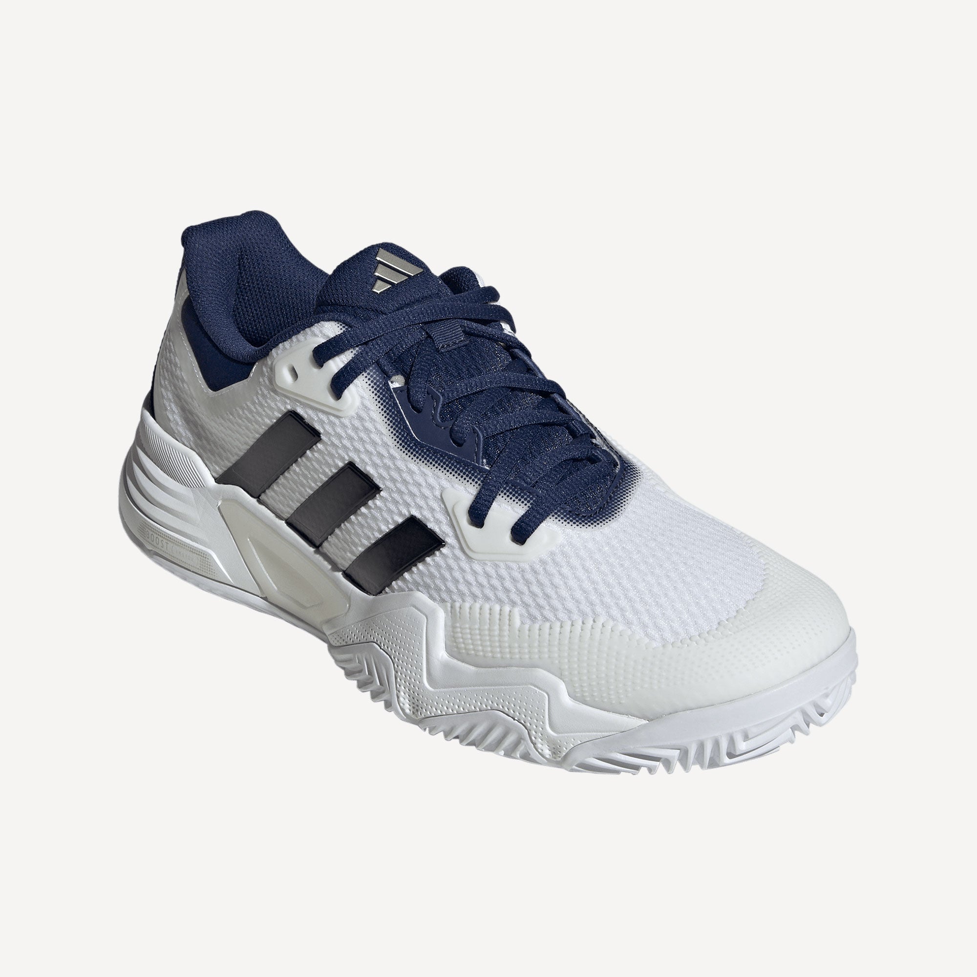 adidas SoleMatch Control 2 Boost Men's Clay Court Tennis Shoes - White (5)