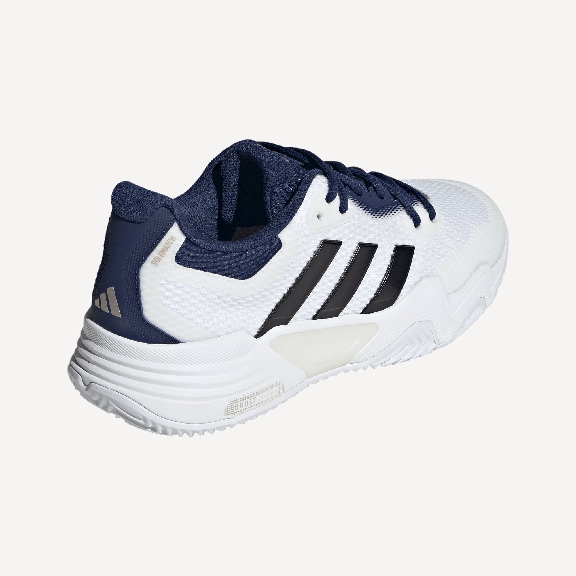 adidas SoleMatch Control 2 Boost Men's Clay Court Tennis Shoes - White (6)