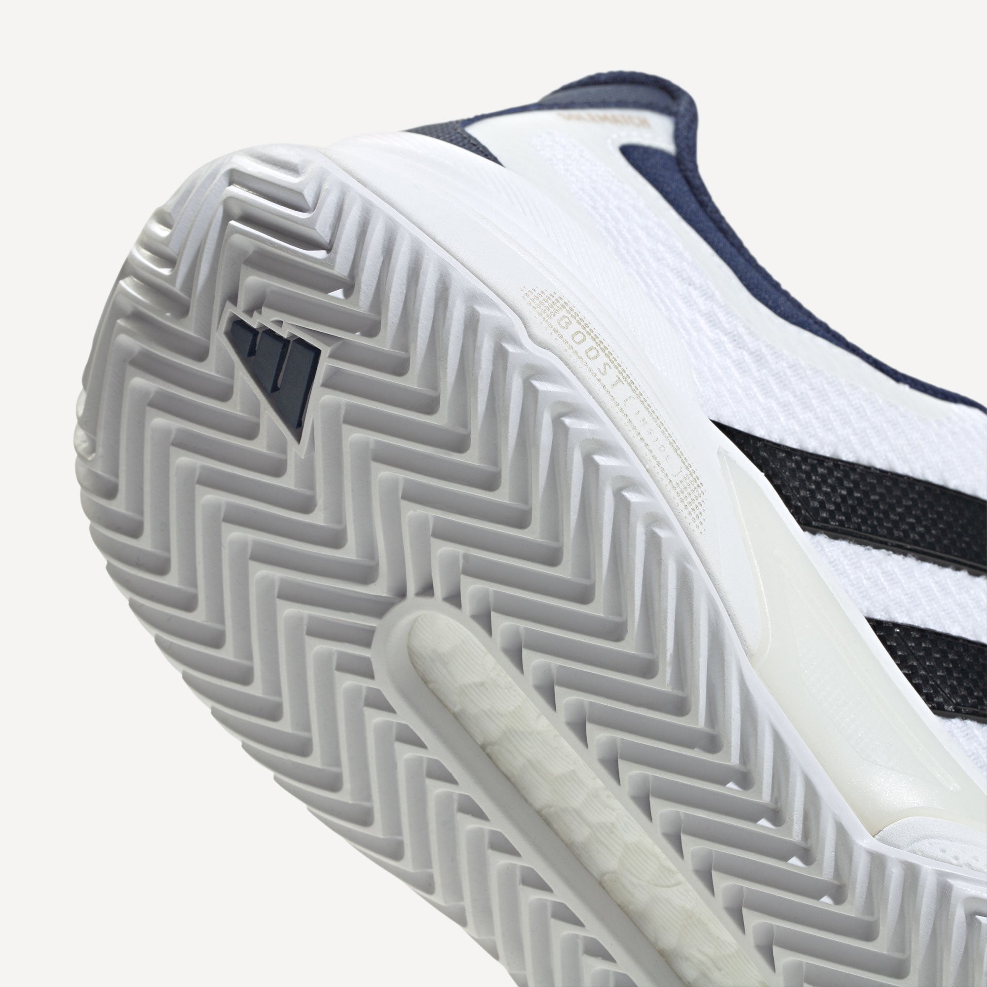 adidas SoleMatch Control 2 Boost Men's Clay Court Tennis Shoes - White (7)