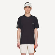 adidas Y-3 Pro US Open Men's Freelift Zip Tennis Shirt - Black (1)