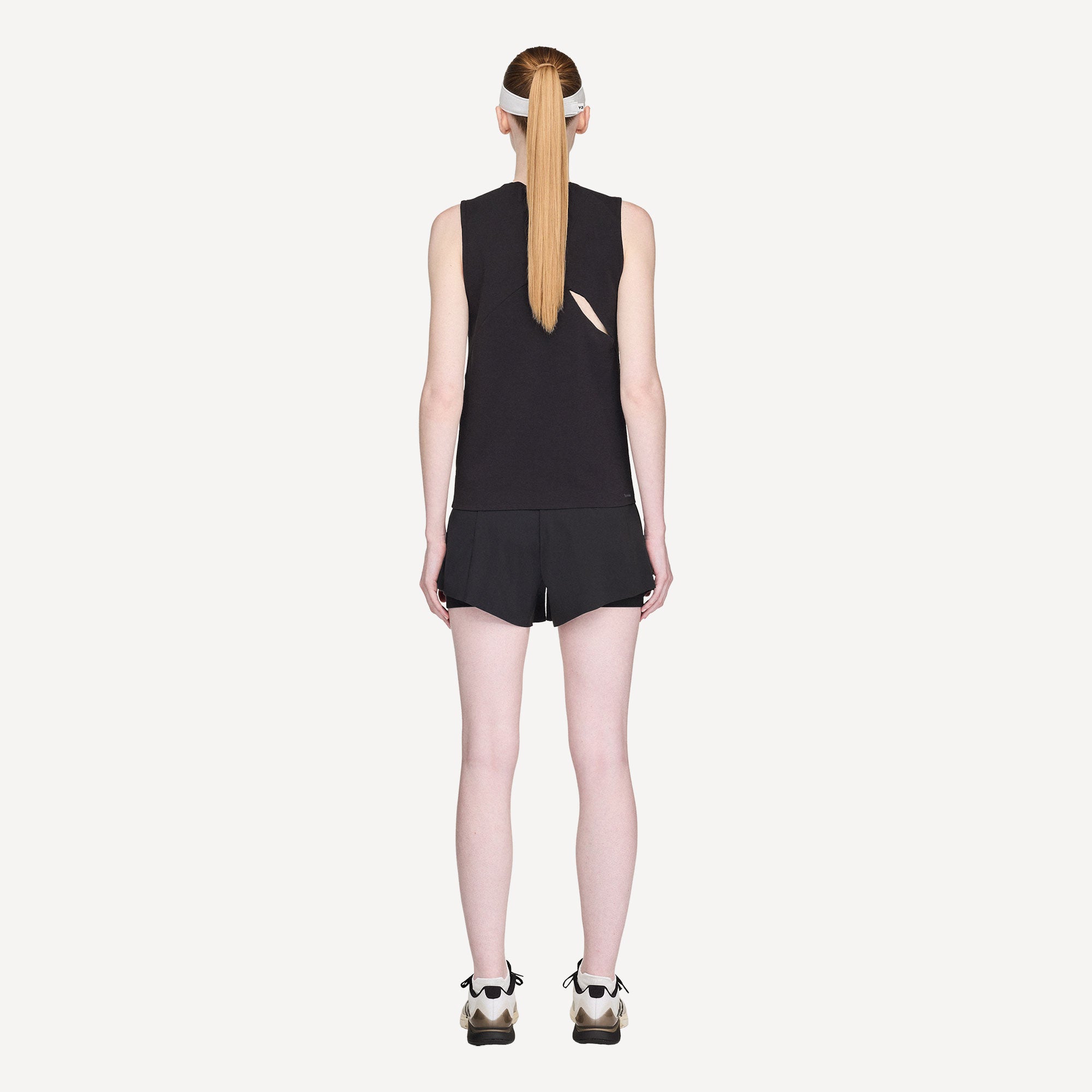 adidas Y-3 Pro US Open Women's Match Tennis Shorts - Black (2)