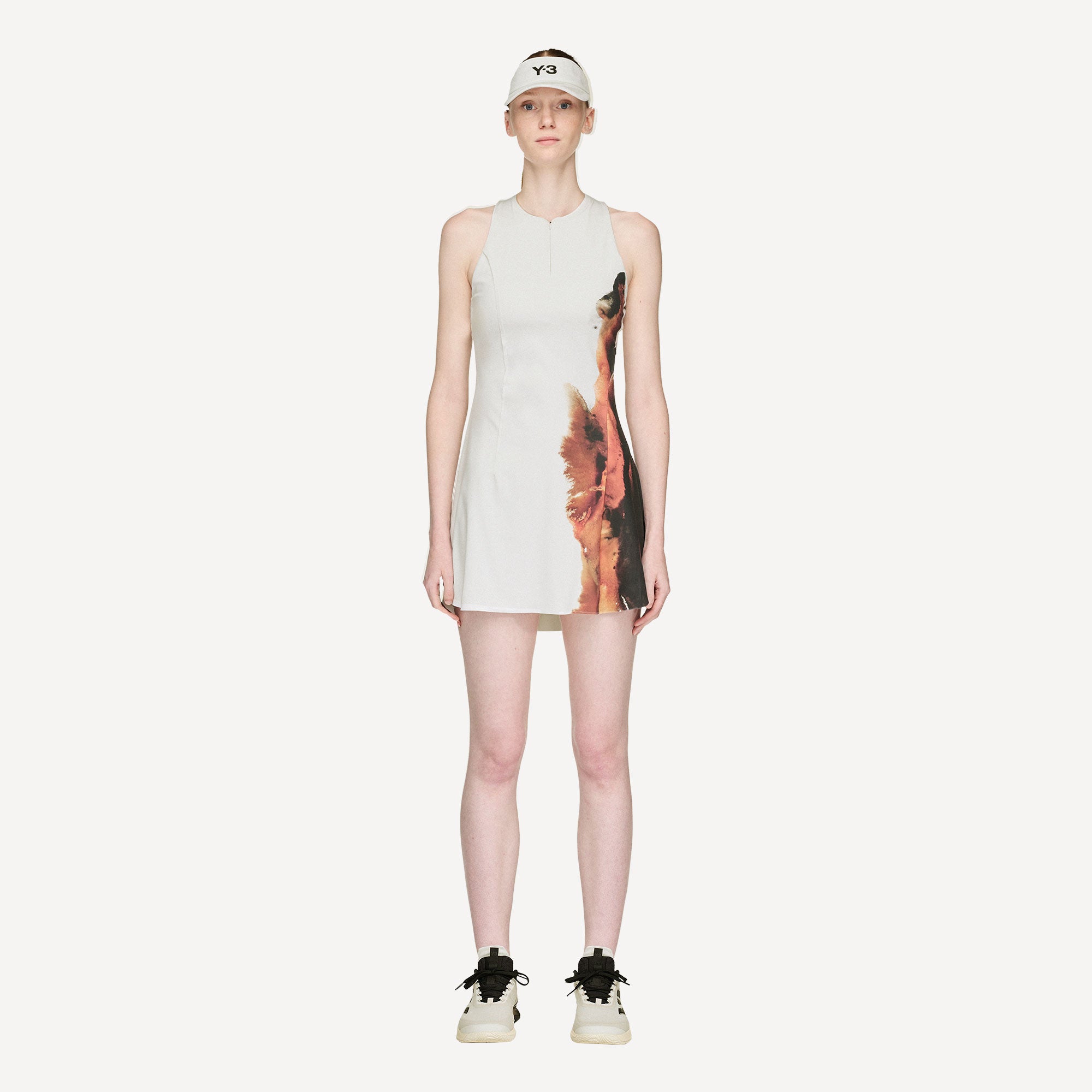 adidas Y-3 Pro US Open Women's Tennis Dress - Grey (1)