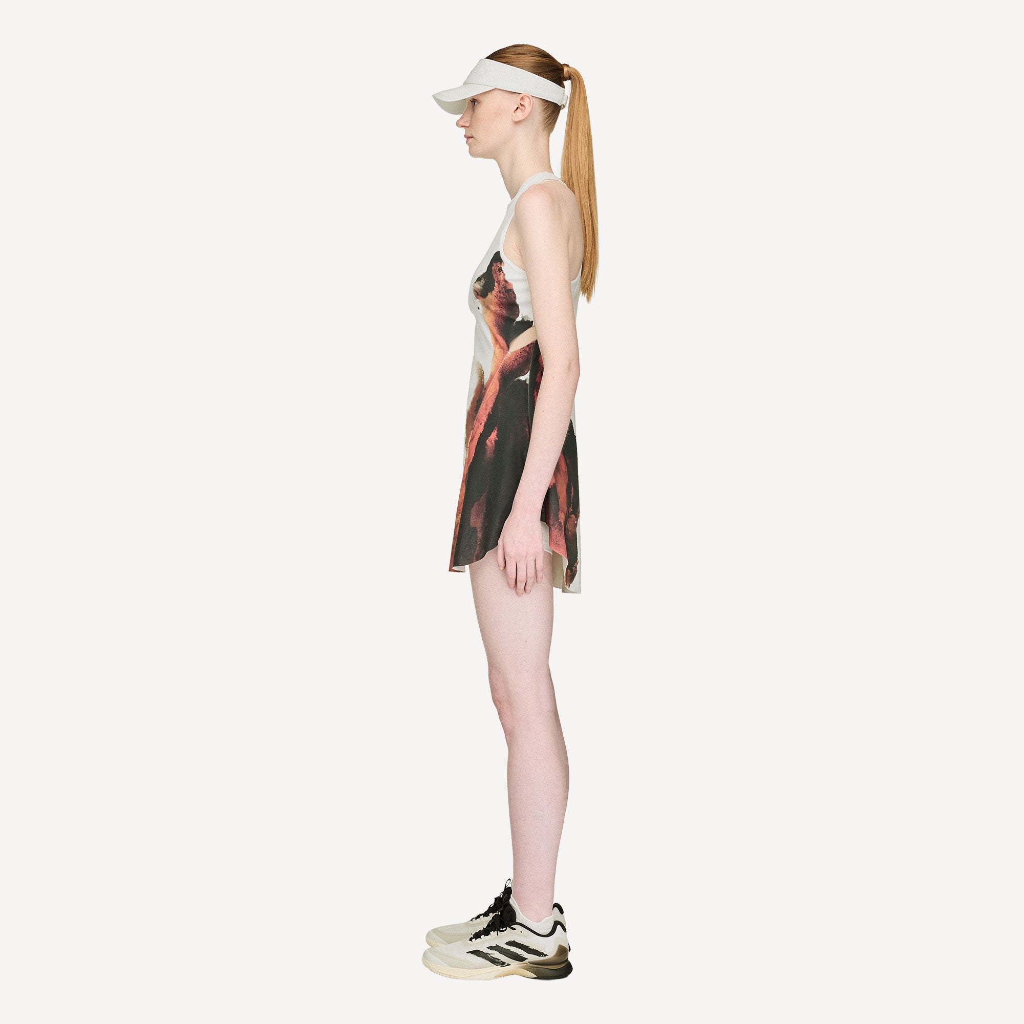 adidas Y-3 Pro US Open Women's Tennis Dress - Grey (3)