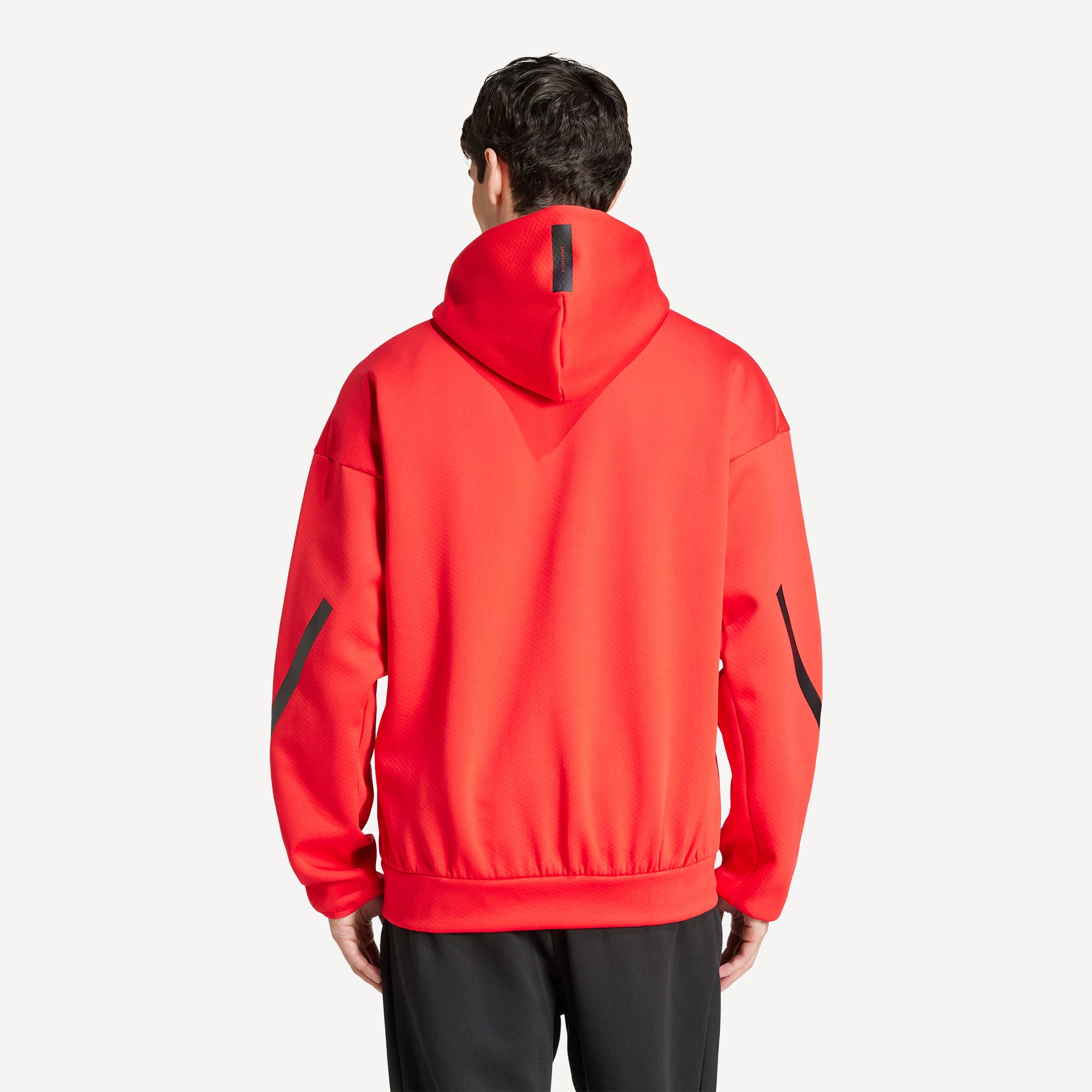 adidas ZNE Men's Full-Zip Hoody - Red | Tennis Only
