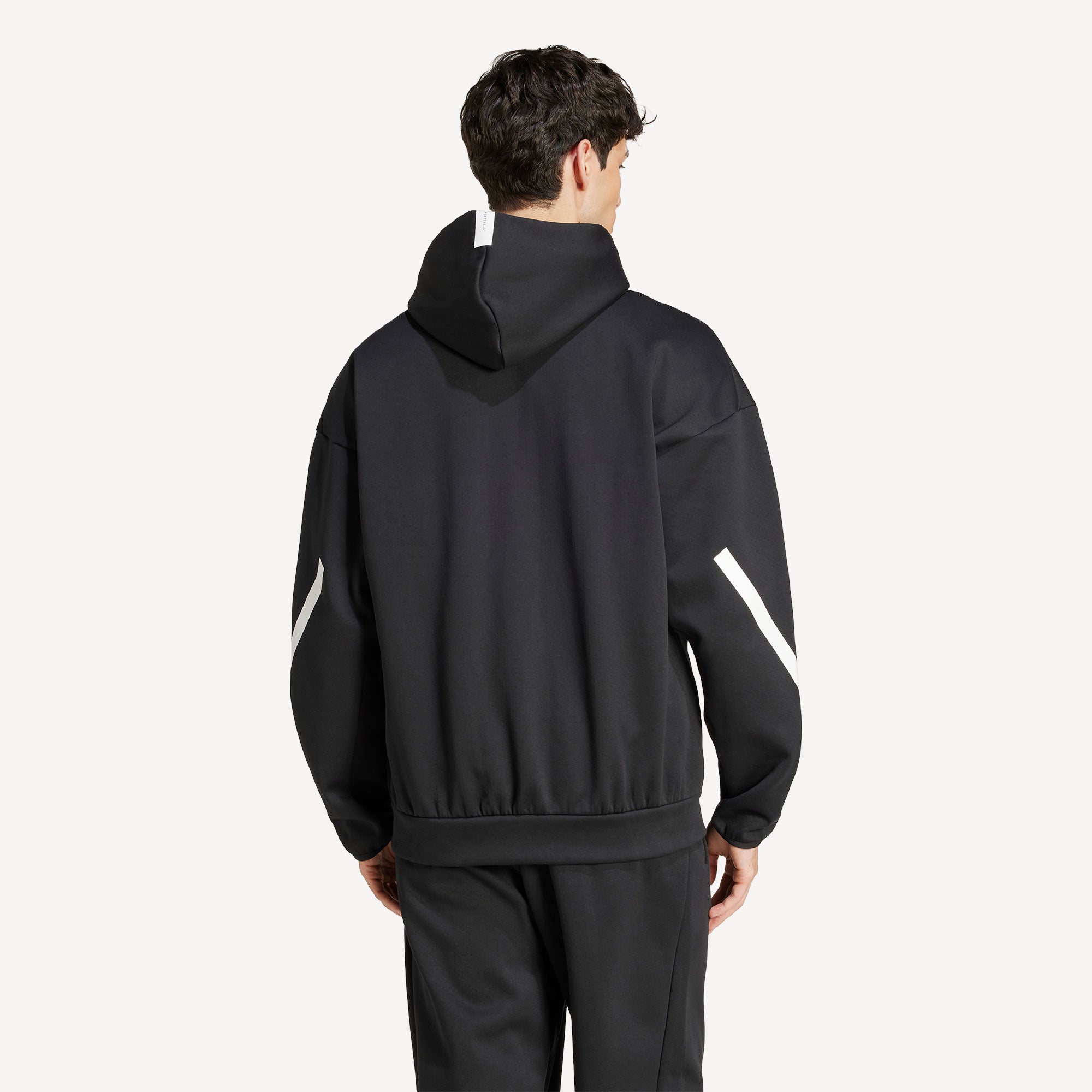 adidas ZNE Hoodie met Rits voor Heren - Zwart | Tennis Only