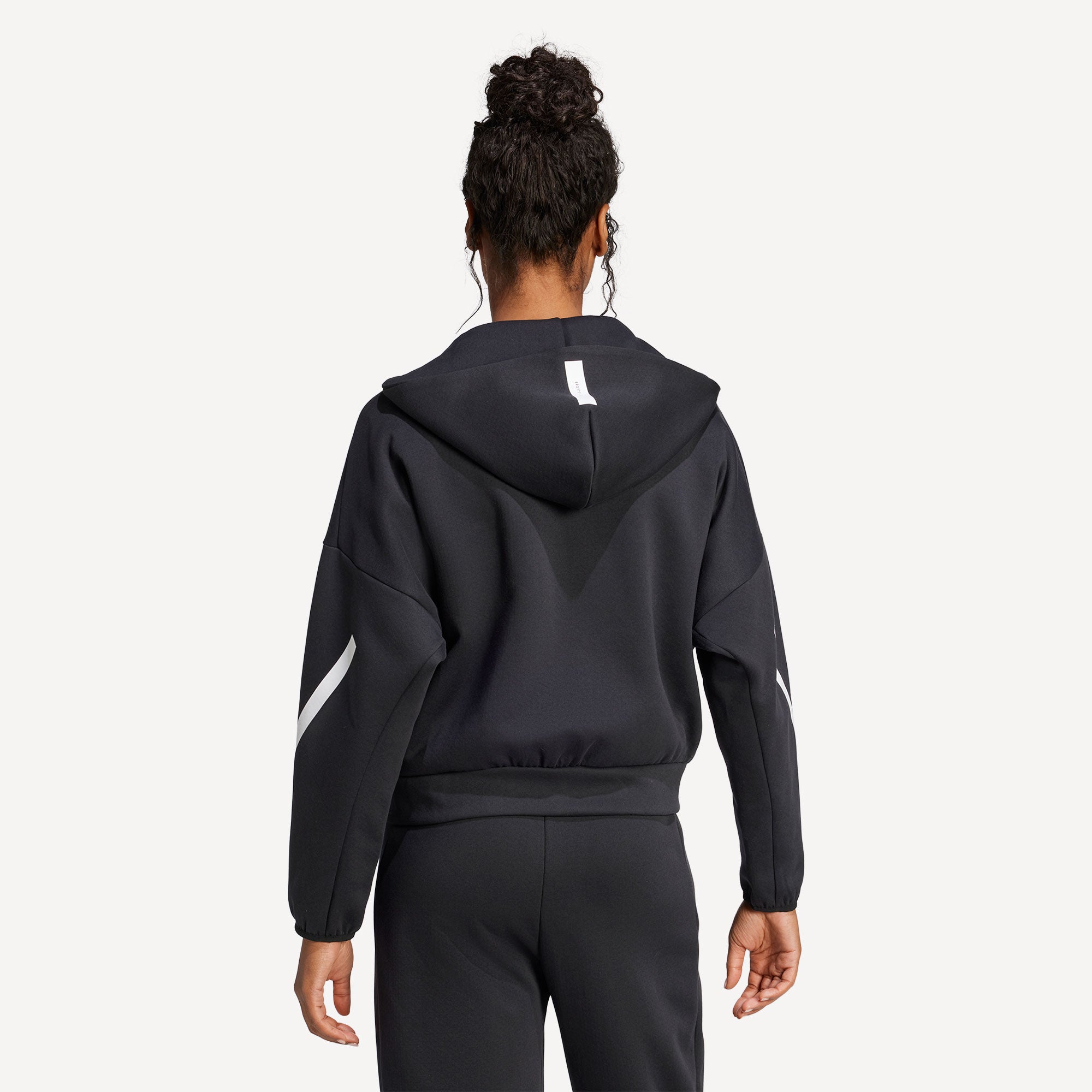 adidas ZNE Women's Full-Zip Hoody - Black | Tennis Only