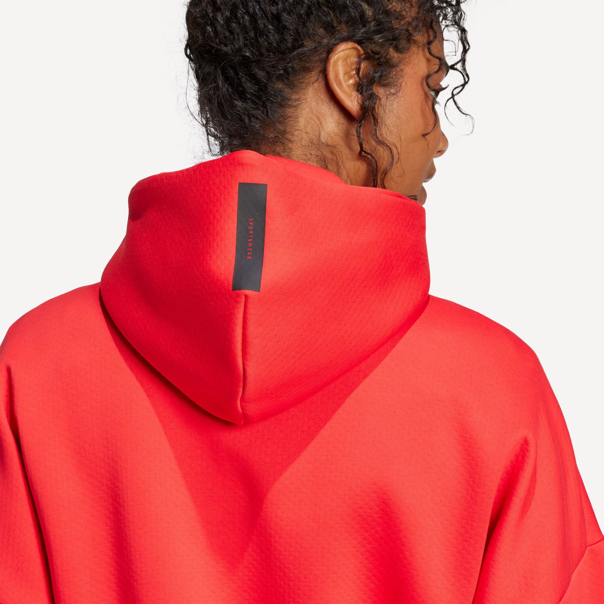 adidas ZNE Women's Full-Zip Hoody - Red | Tennis Only
