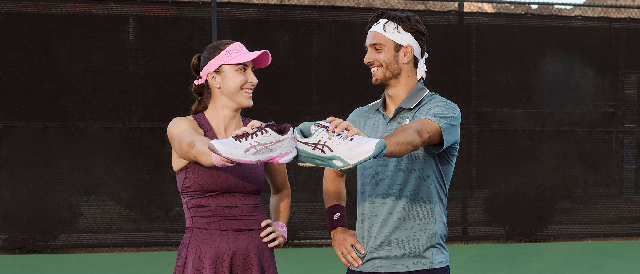ASICS Tennis Shoes with Belinda Bencic and Lorenzo Musetti