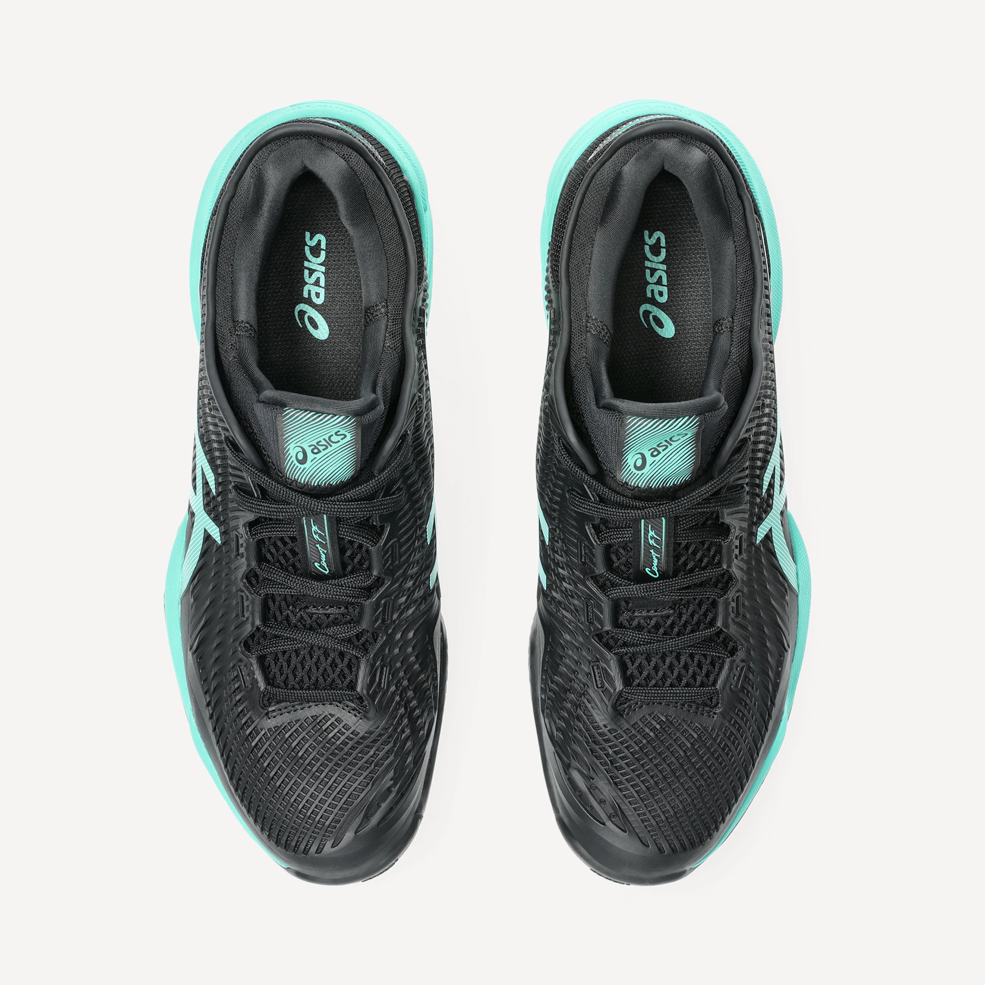 ASICS Court FF 3 Clay Men's Clay Court Tennis Shoes - Black (7)