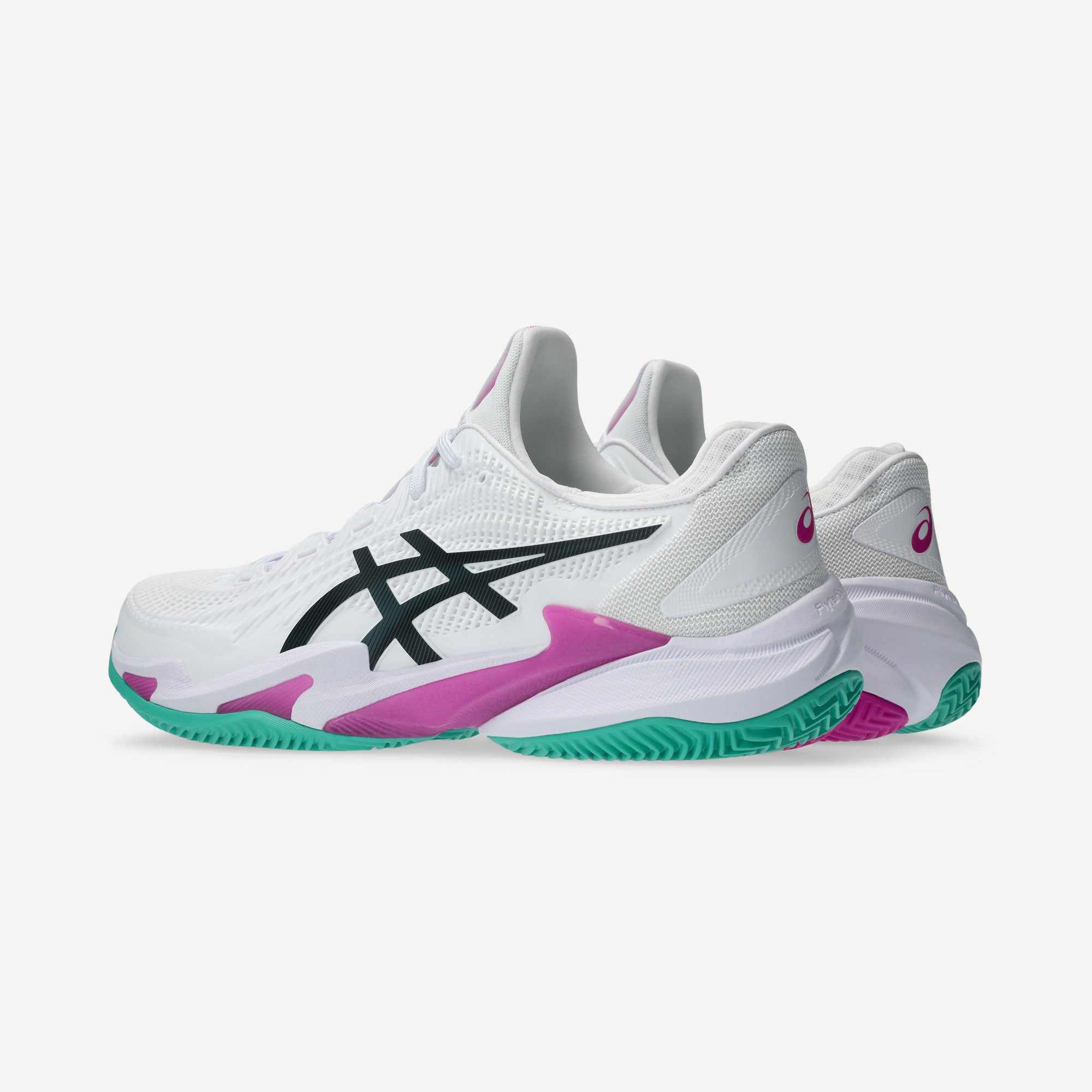 ASICS Court FF 3 Men's Clay Court Tennis Shoes - White (5)