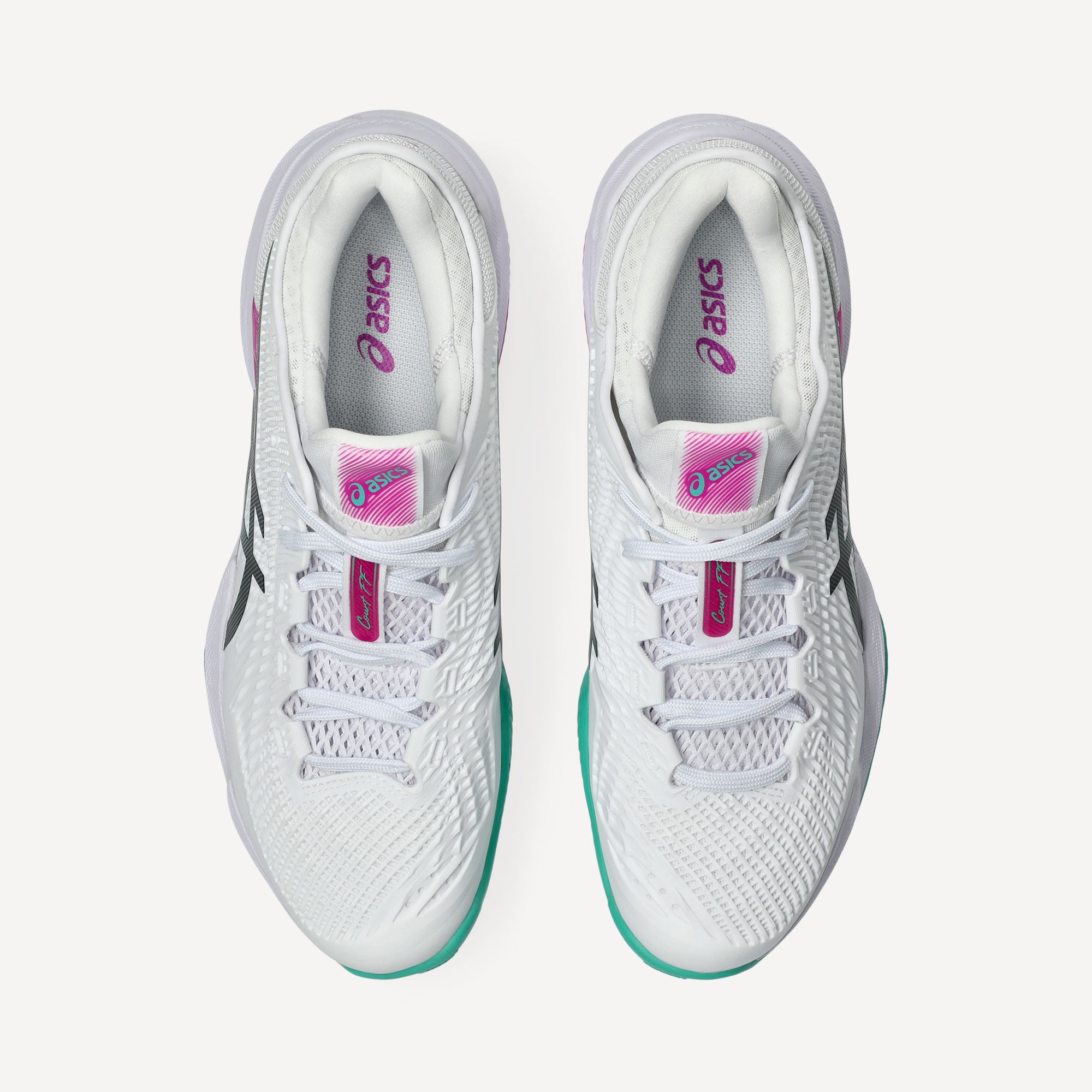 ASICS Court FF 3 Men's Clay Court Tennis Shoes - White (7)