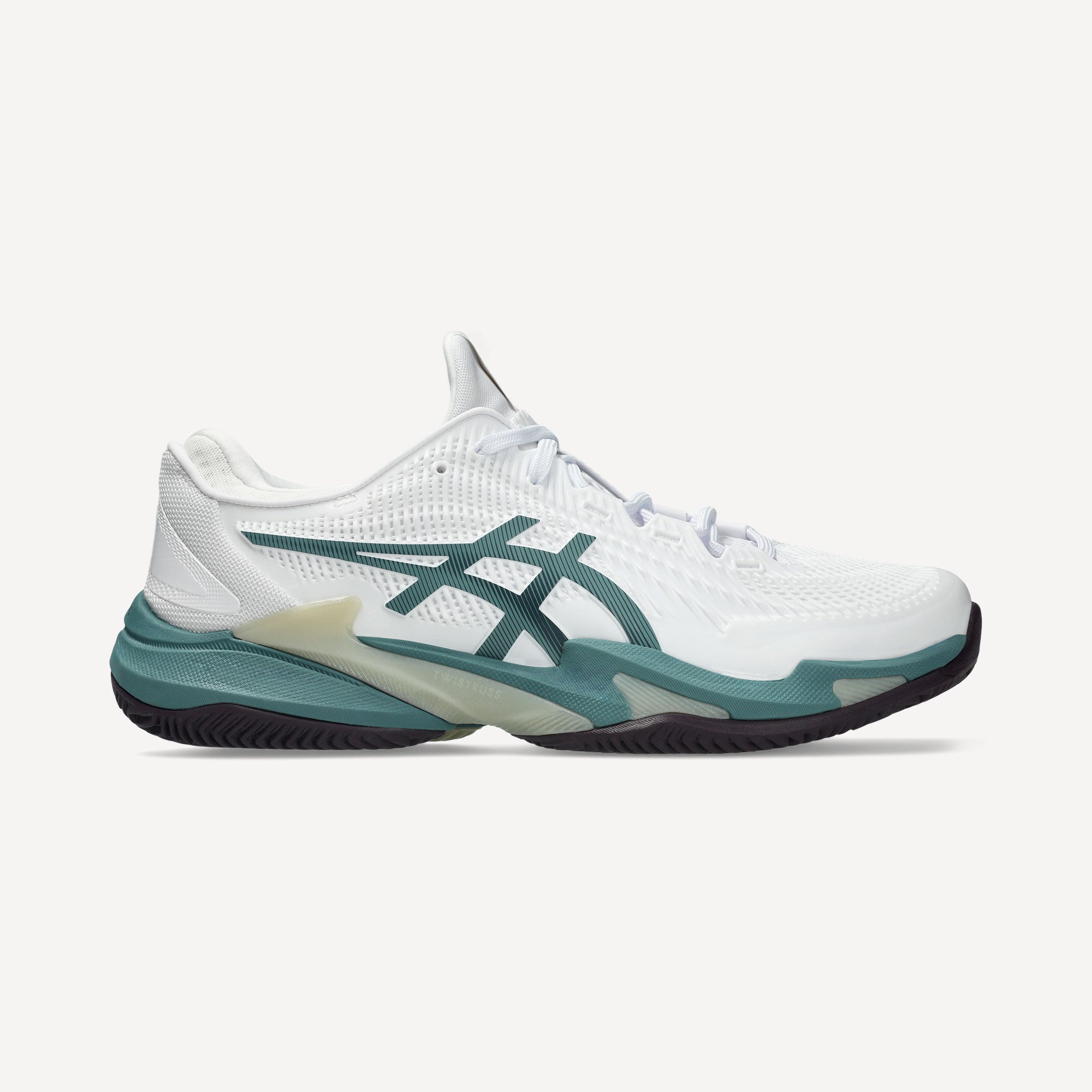 ASICS Court FF 3 Men's Clay Court Tennis Shoes - White (1)