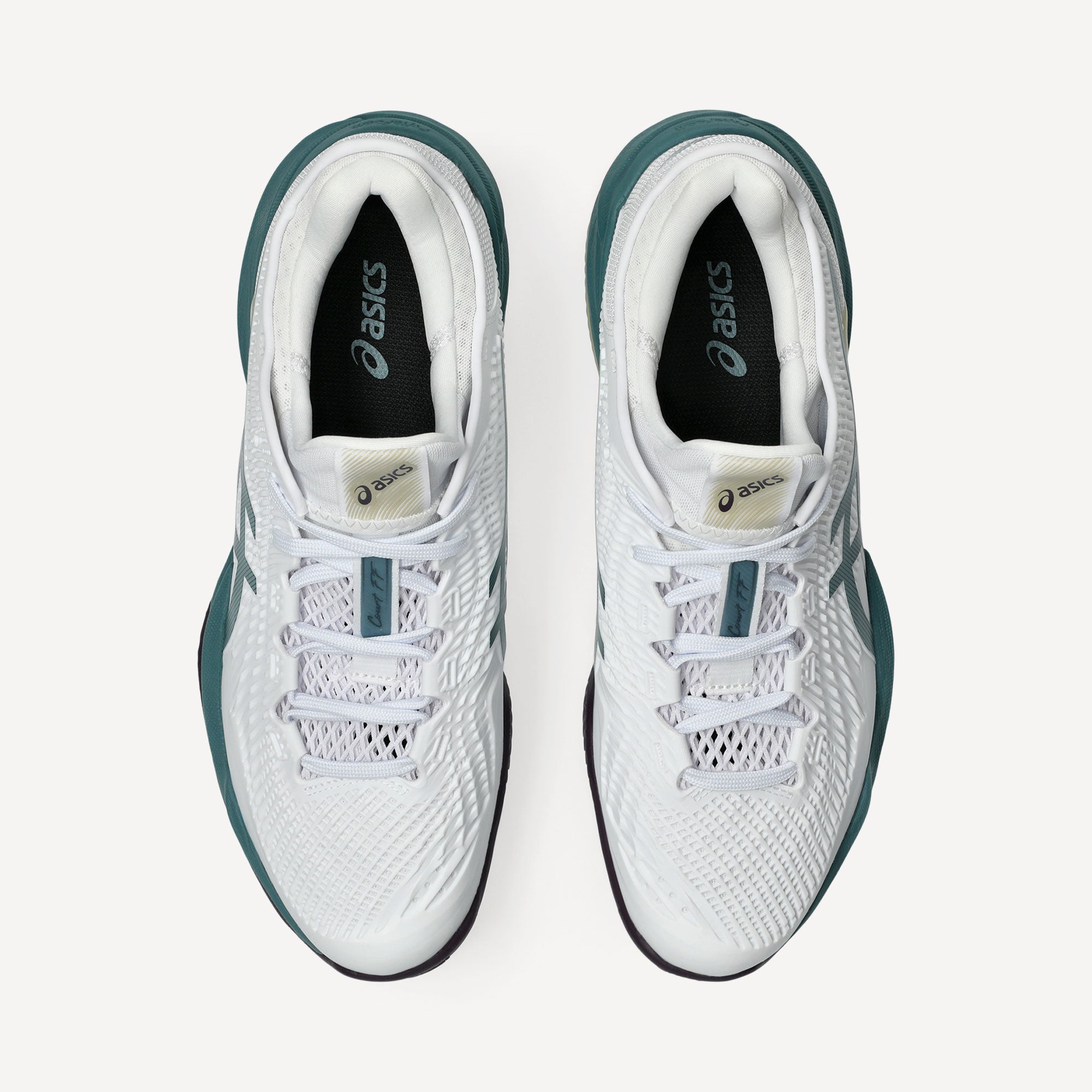 ASICS Court FF 3 Men's Clay Court Tennis Shoes - White (7)
