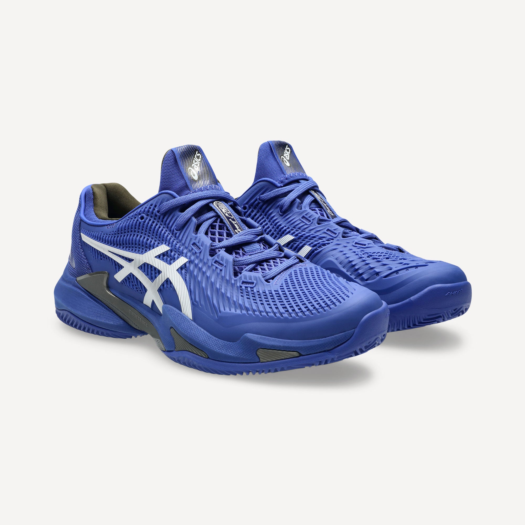 ASICS Court FF 3 Men's Clay Court Tennis Shoes - Blue (4)