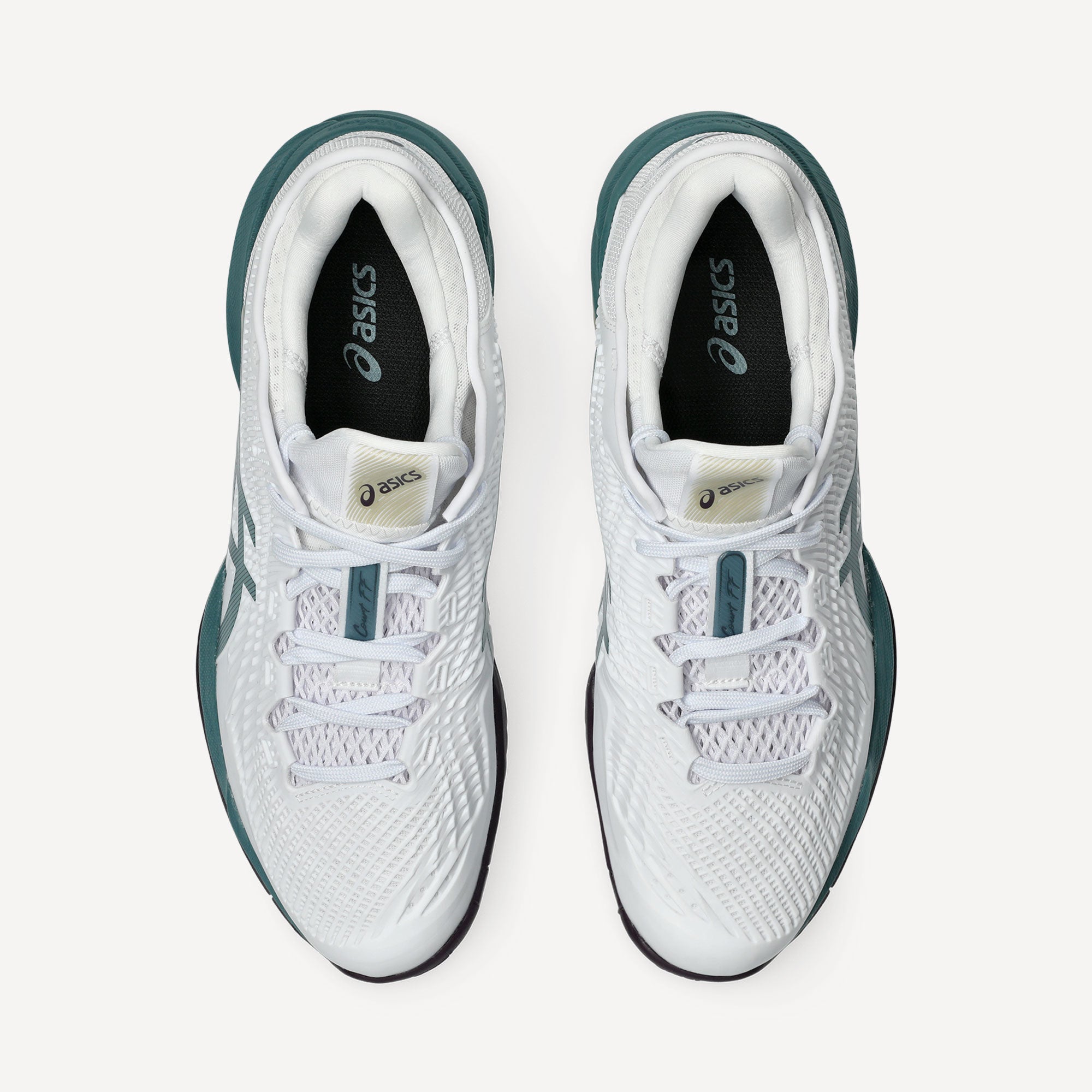 ASICS Court FF 3 Men's Hard Court Tennis Shoes - White (7)
