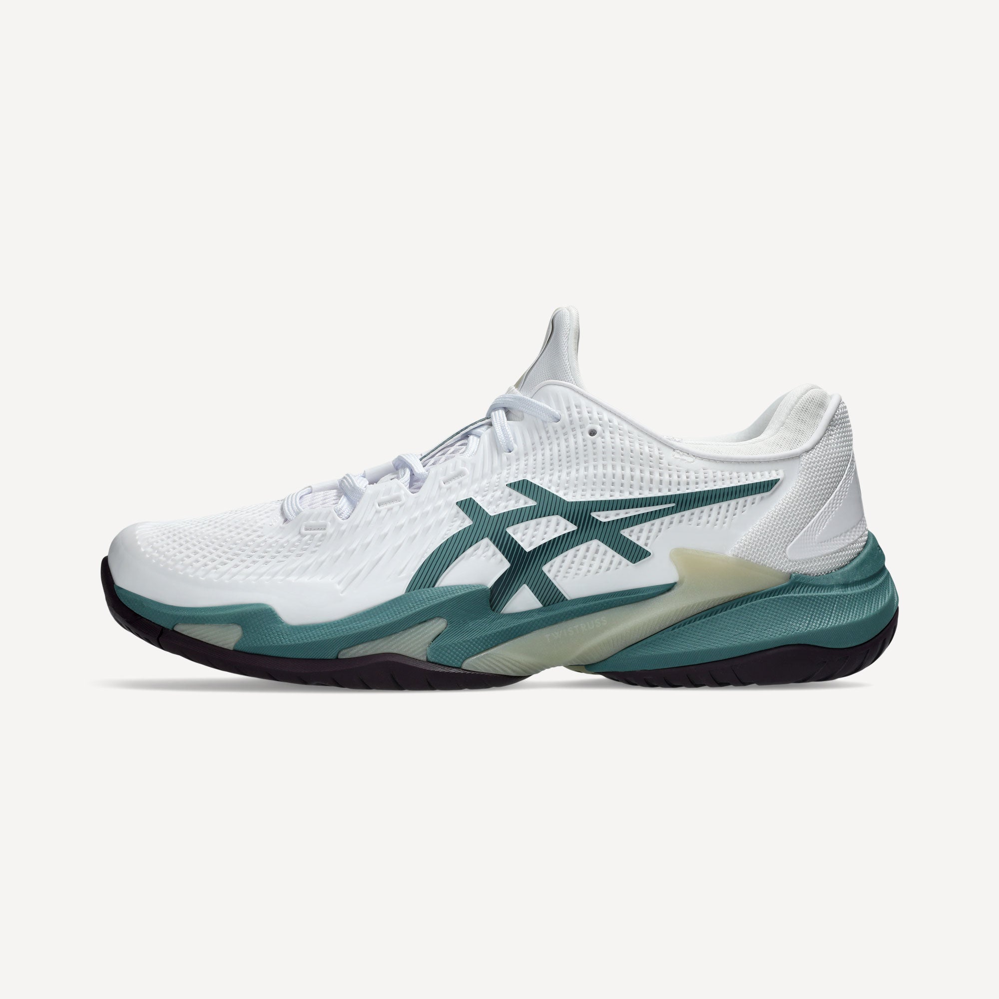 ASICS Court FF 3 Men's Hard Court Tennis Shoes - White (8)