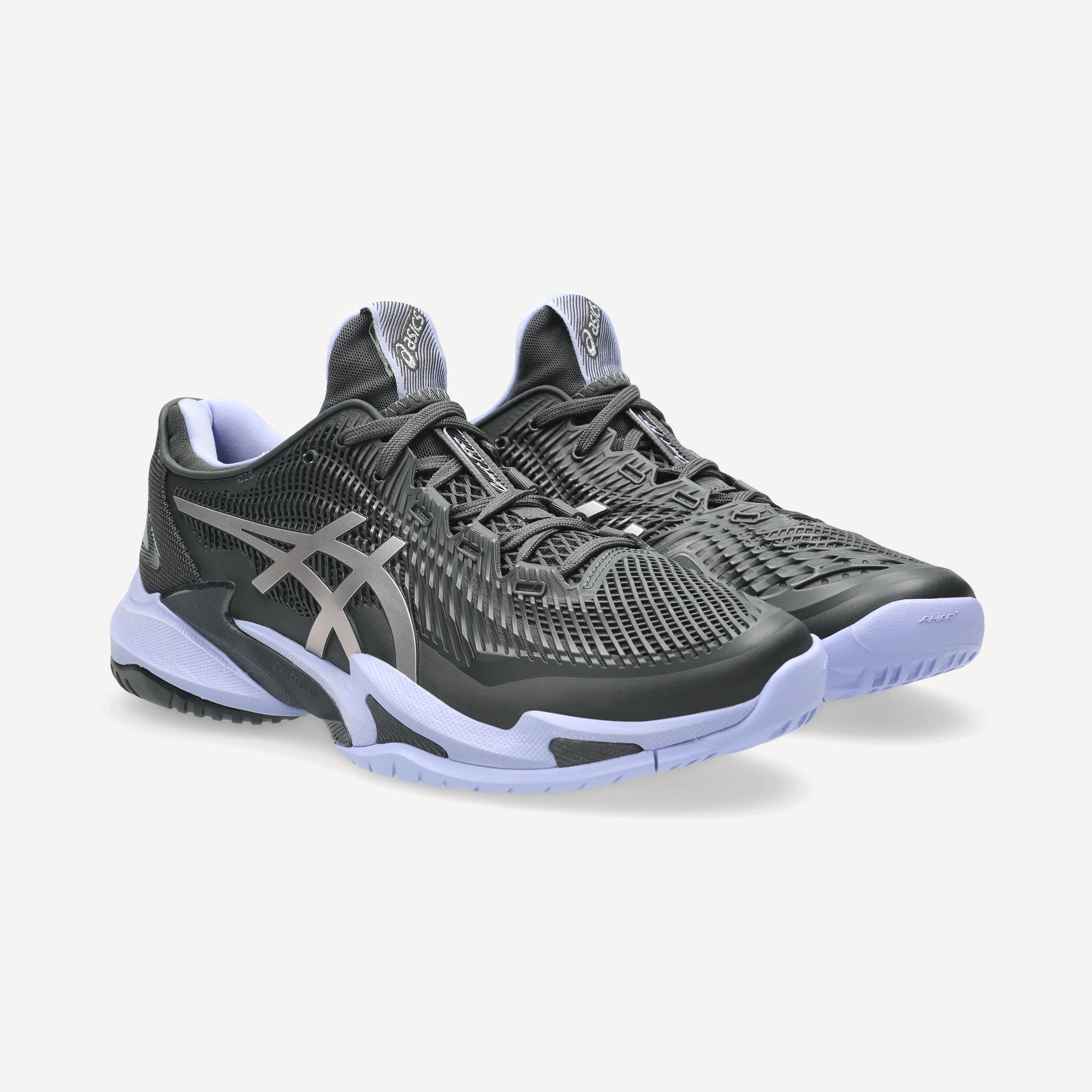 ASICS Court FF 3 Night Energy Men's Hard Court Tennis Shoes - Grey (4)