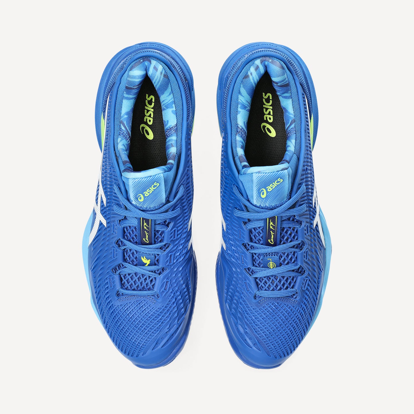 ASICS Court FF 3 Novak Men's Clay Court Tennis Shoes Blue (7)