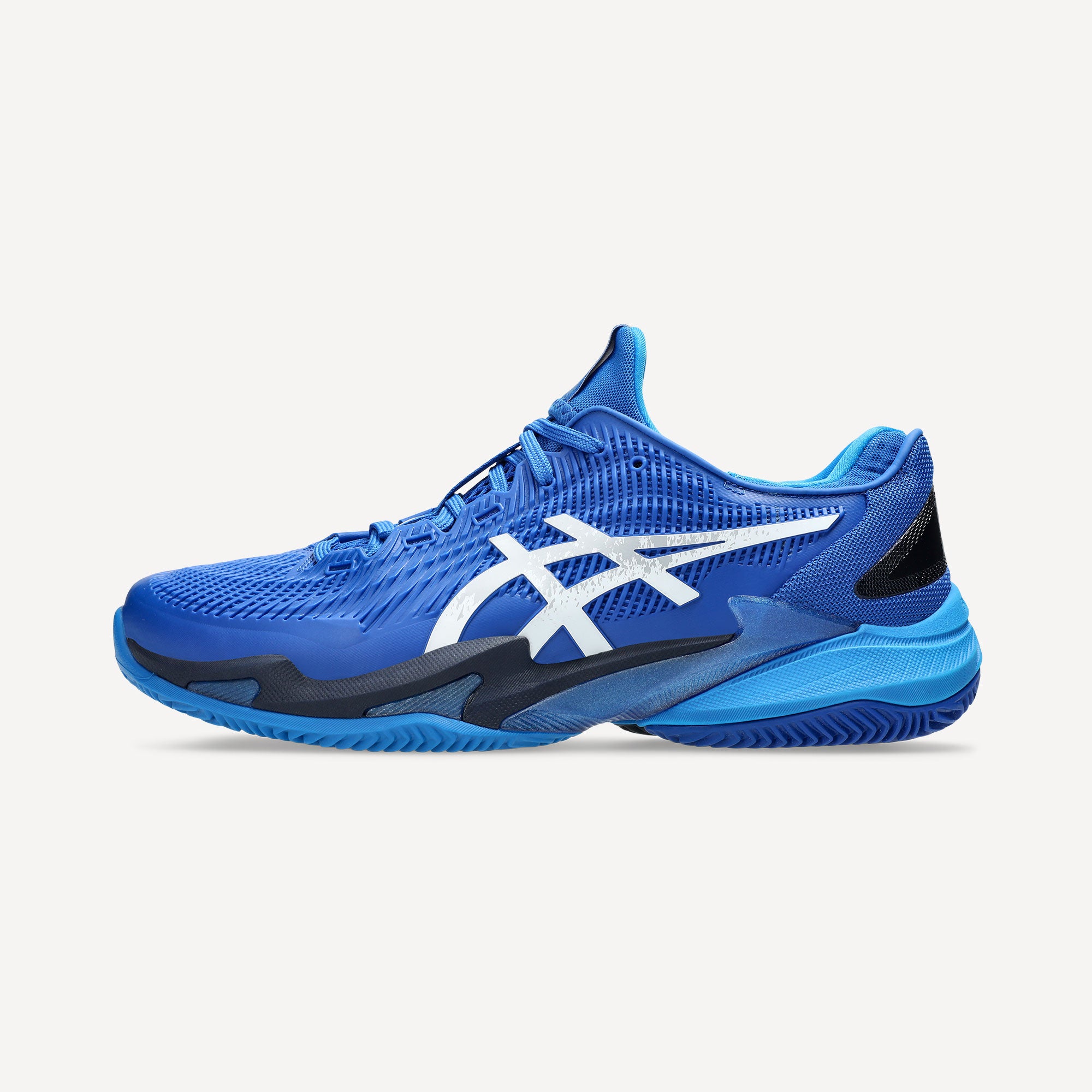 ASICS Court FF 3 Novak Men's Clay Court Tennis Shoes - Blue (8)