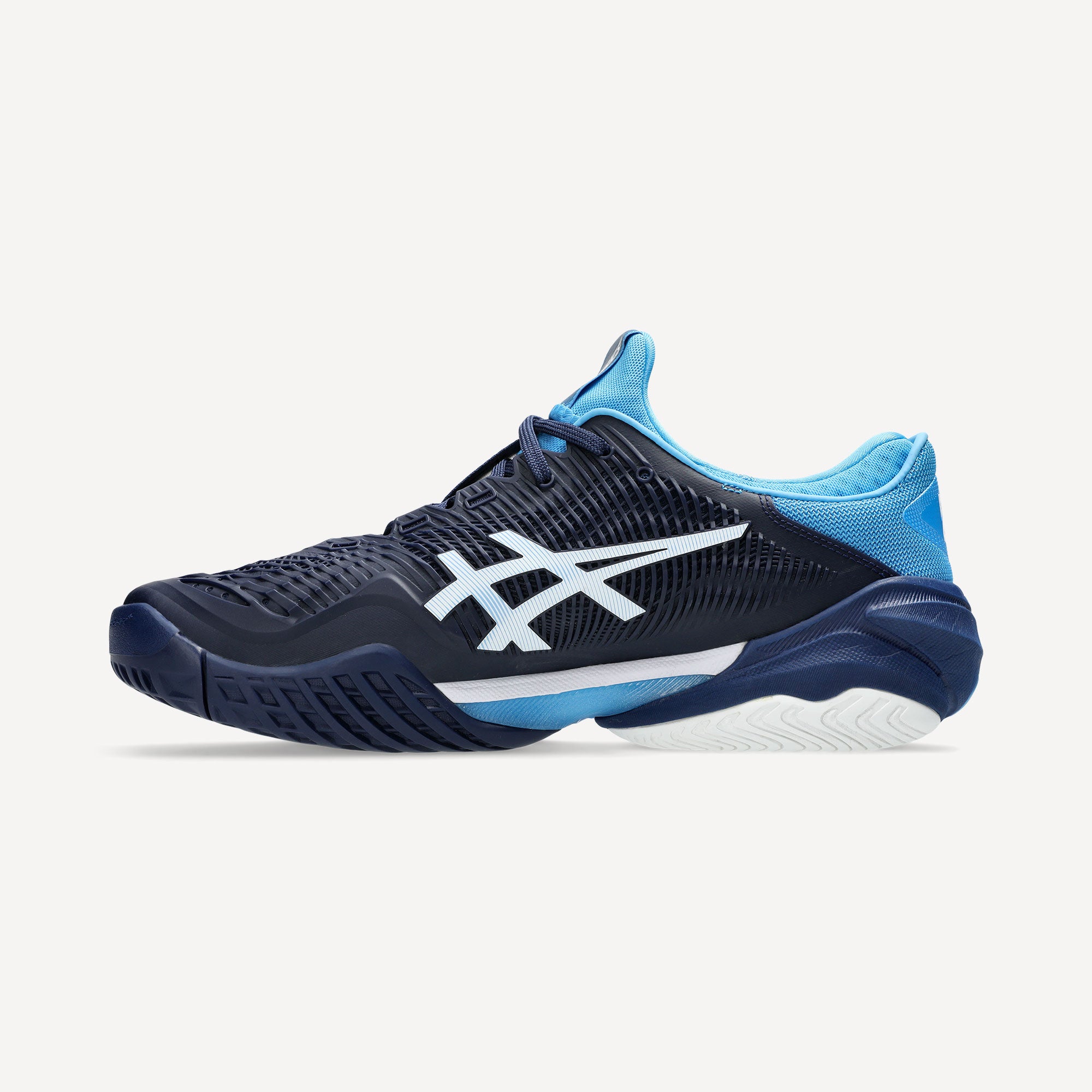 ASICS Court FF 3 Novak Men's Hard Court Tennis Shoes - Blue (3)