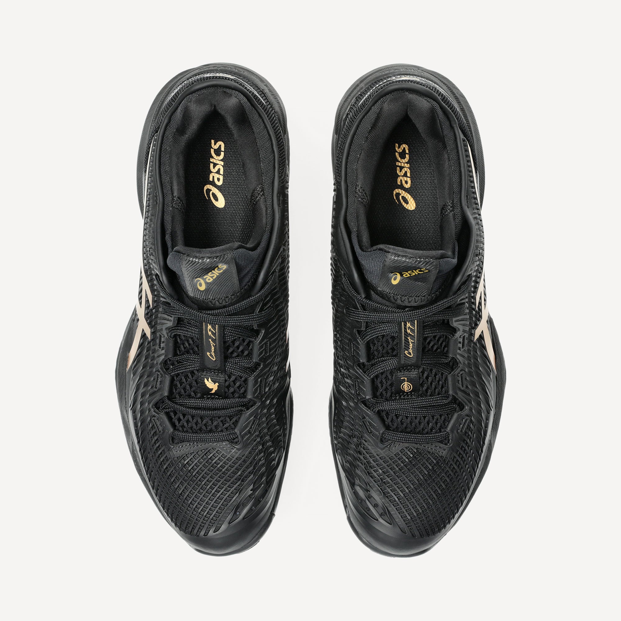 ASICS Court FF 3 Novak Night Energy Men's Clay Court Tennis Shoes - Black (7)