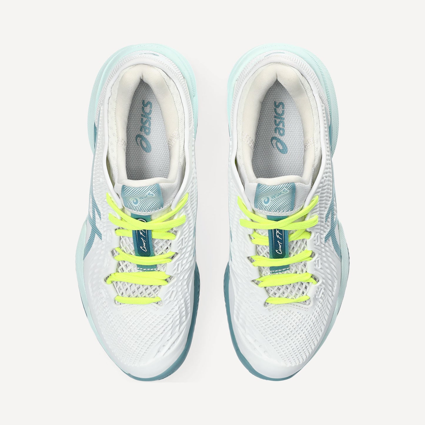 ASICS Court FF 3 Women's Clay Court Tennis Shoes White (7)