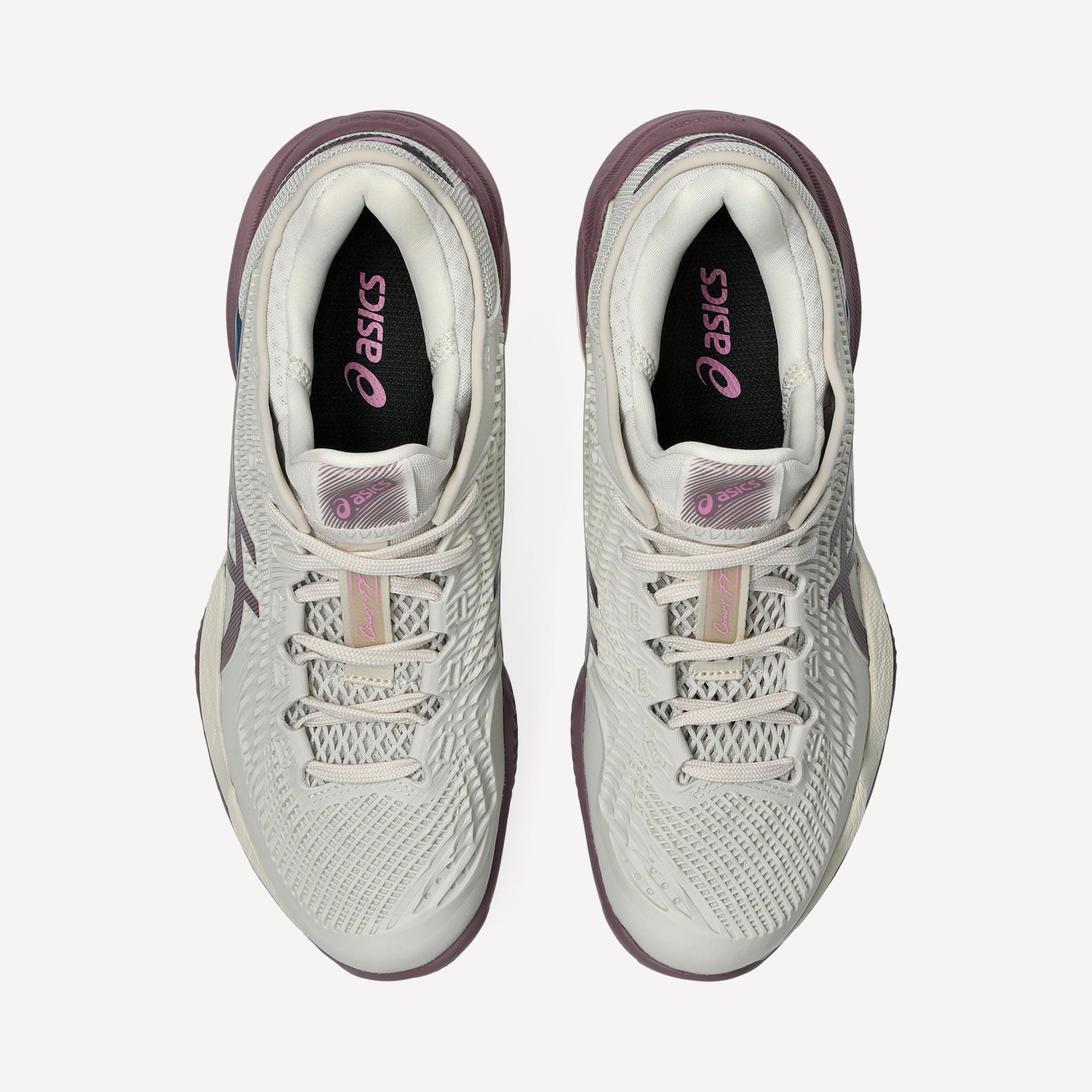 ASICS Court FF 3 Women's Clay Court Tennis Shoes - Off-white (7)