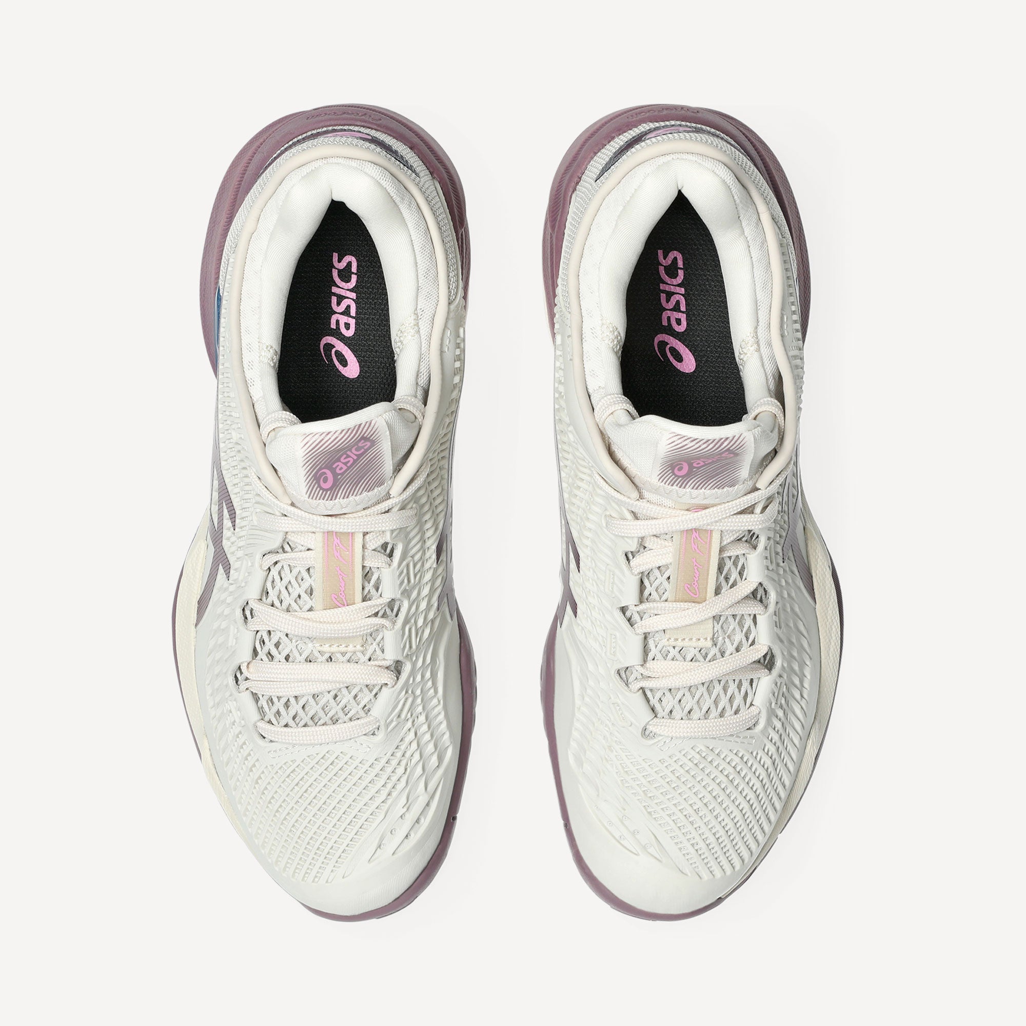 ASICS Court FF 3 Women's Hard Court Tennis Shoes - White (7)